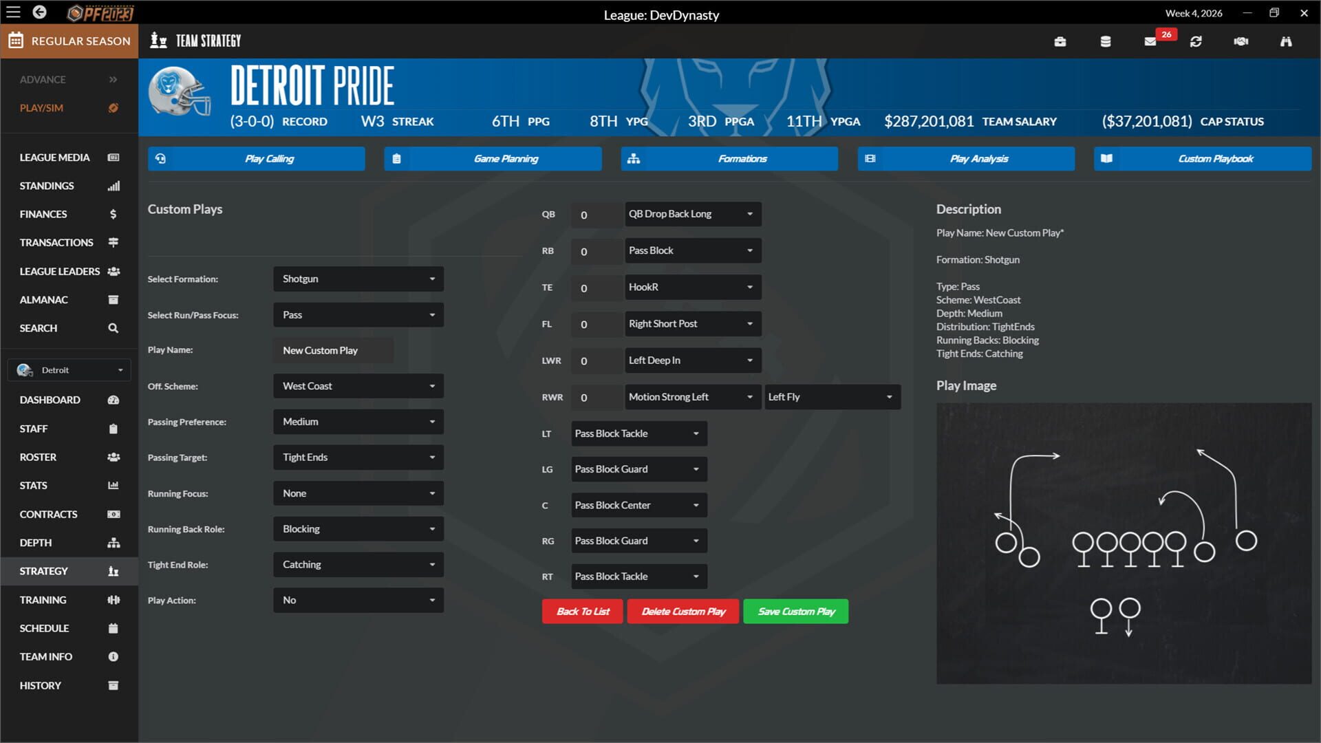 Screenshot for Draft Day Sports: Pro Football 2023