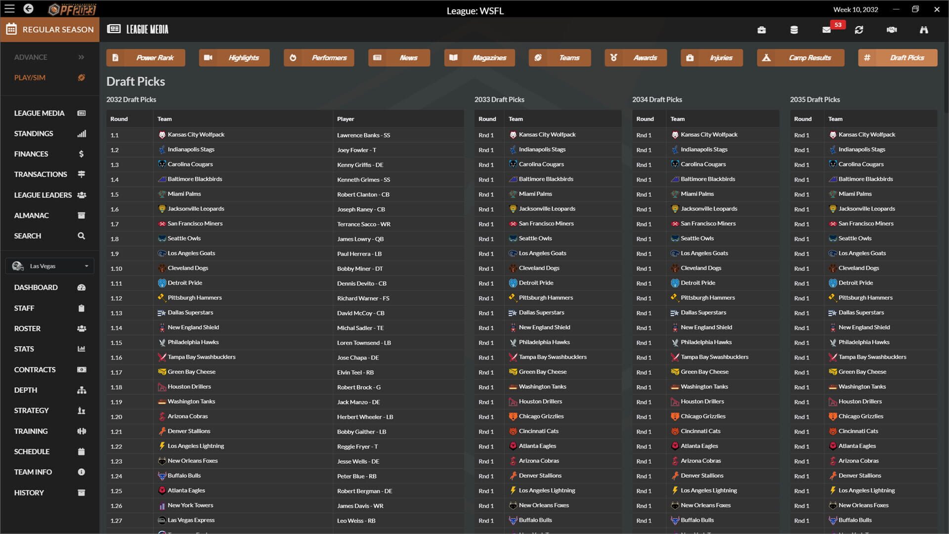 Screenshot for Draft Day Sports: Pro Football 2023
