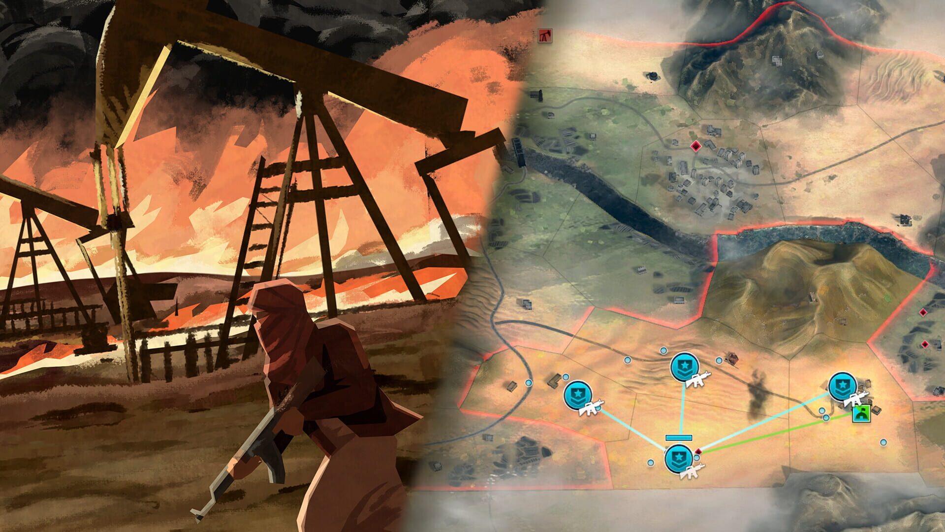 Screenshot for Rebel Inc: Escalation - Sand & Secrets