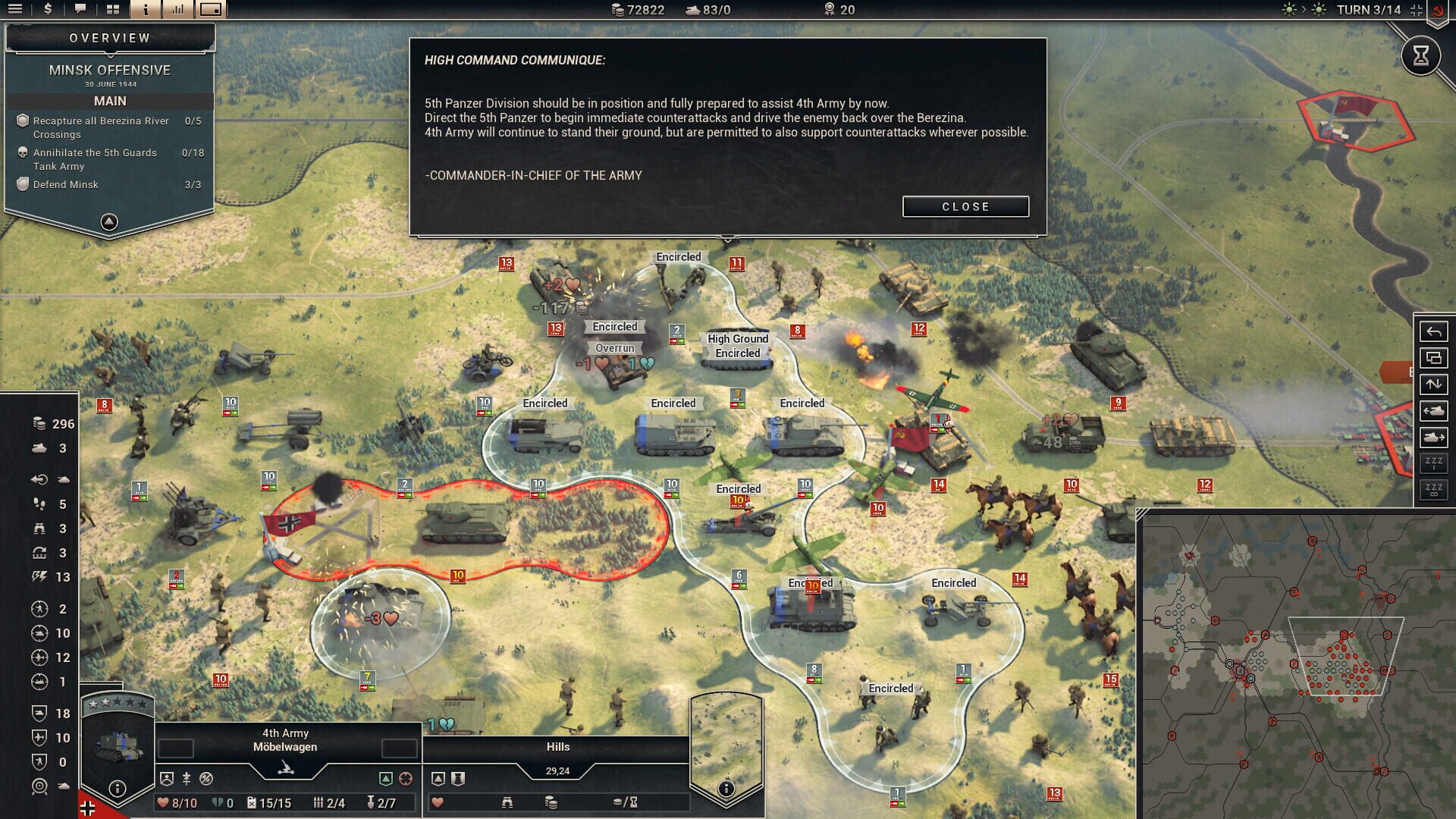 Screenshot for Panzer Corps 2: Axis Operations - 1944