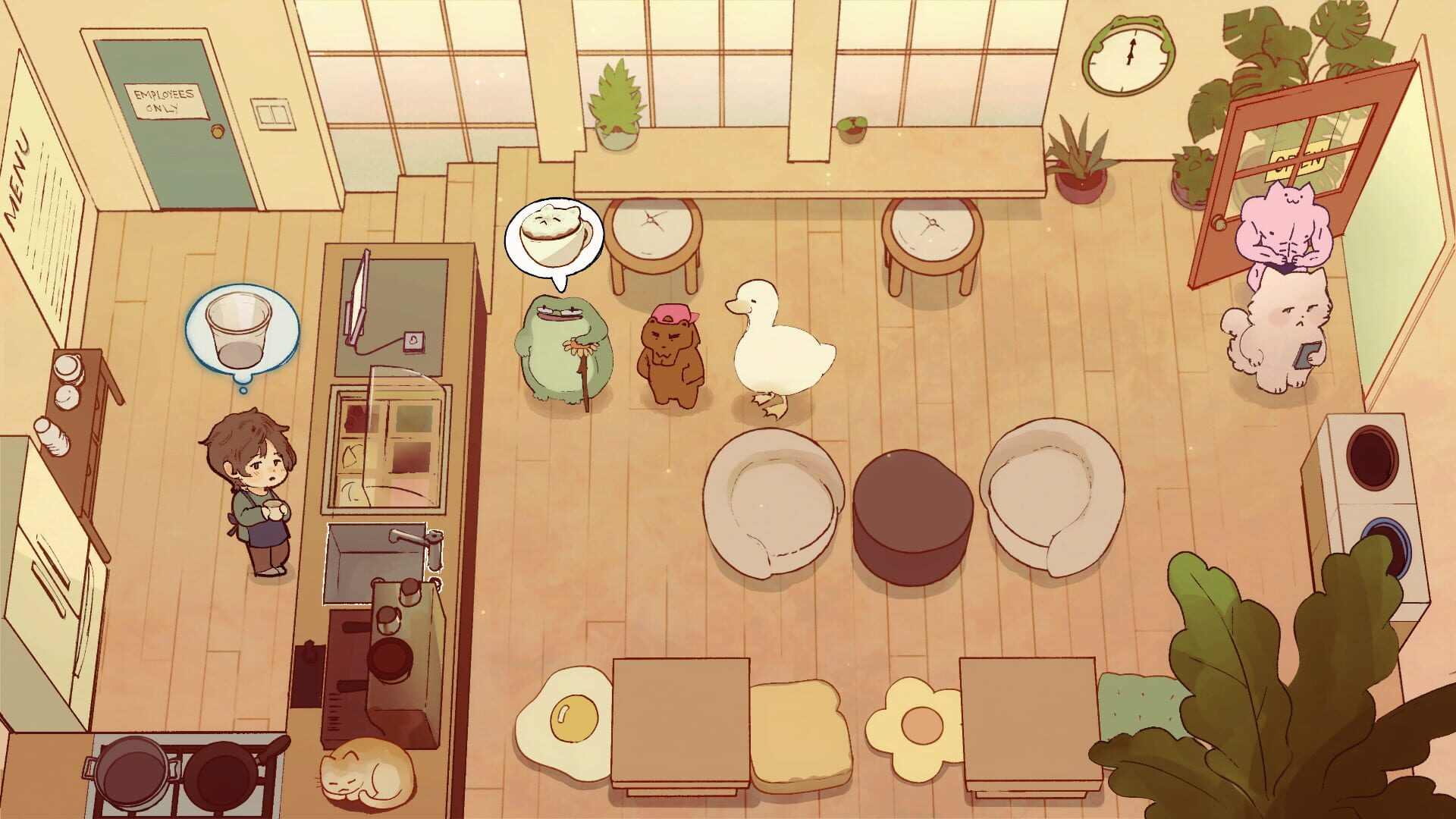 Screenshot for An Average Day at the Cat Café