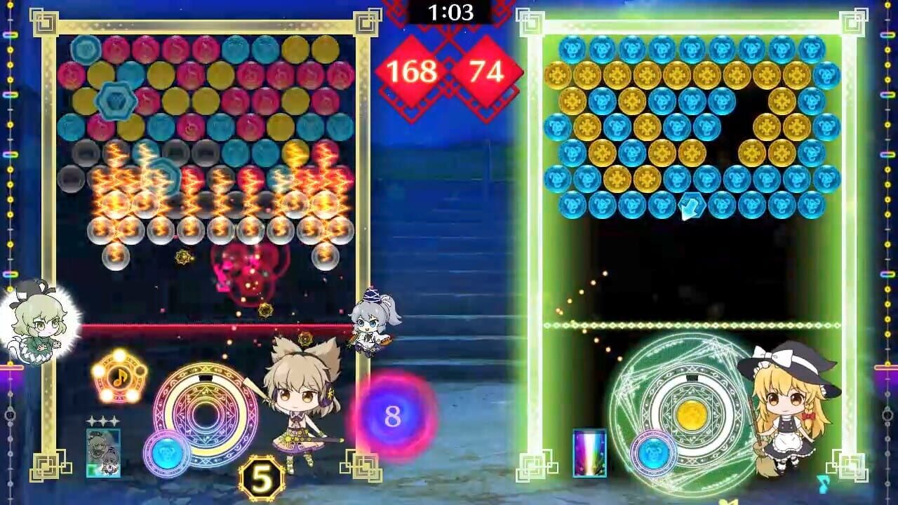 Screenshot for Touhou Spell Bubble: Character Pack - Toyosatomimi no Miko