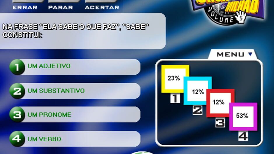 Screenshot for Show do Milhão Volume 5