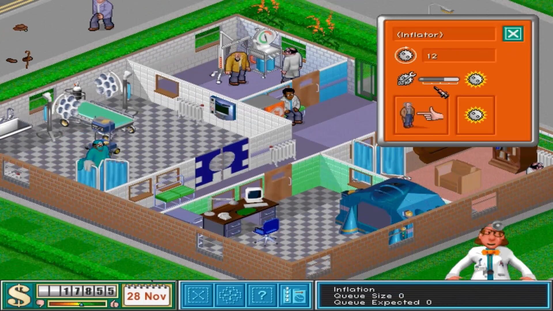 Screenshot for Theme Hospital
