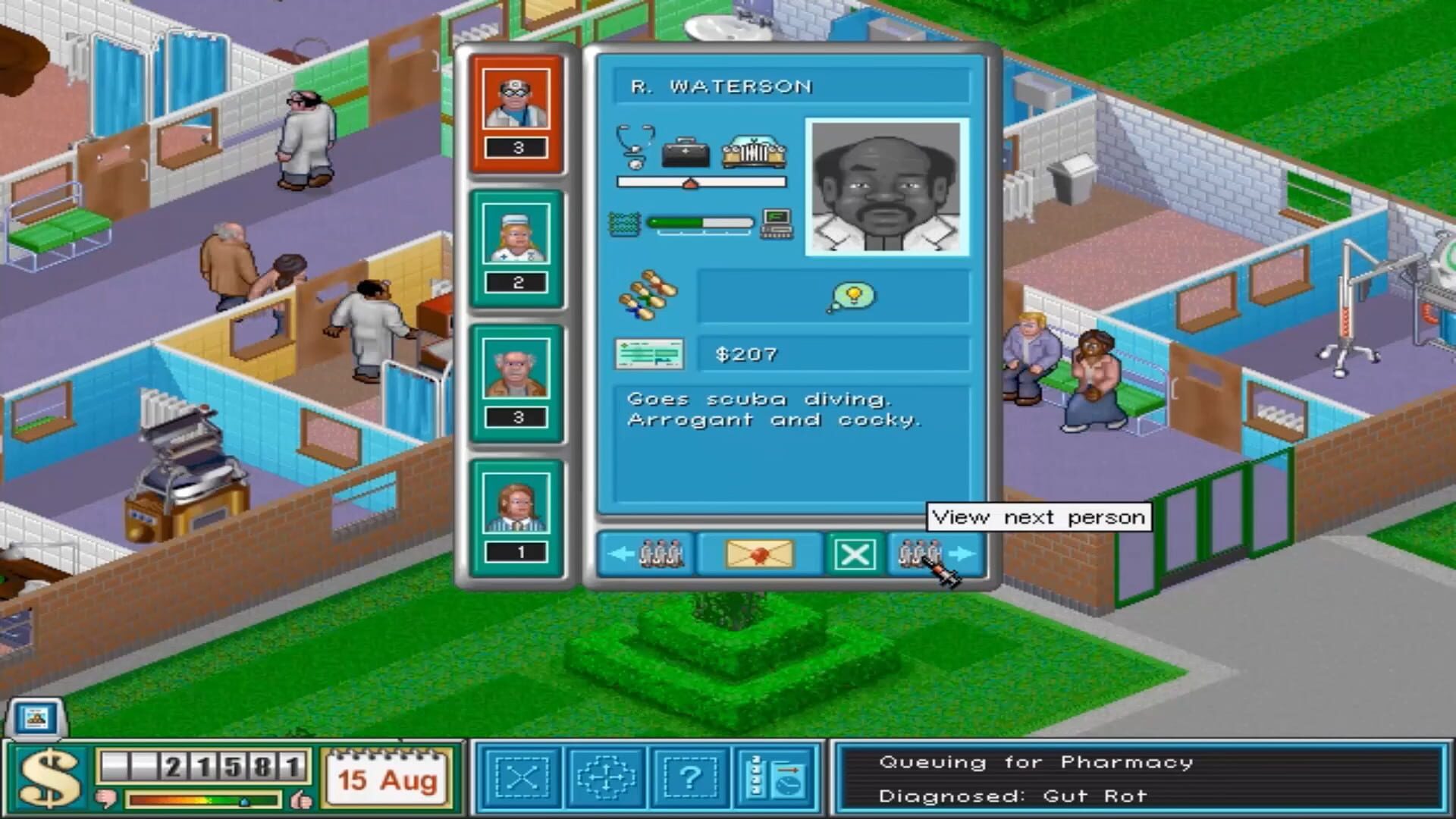 Screenshot for Theme Hospital