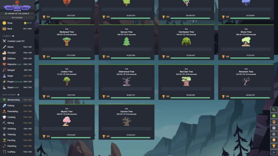 Screenshot for Melvor Idle: Throne of the Herald
