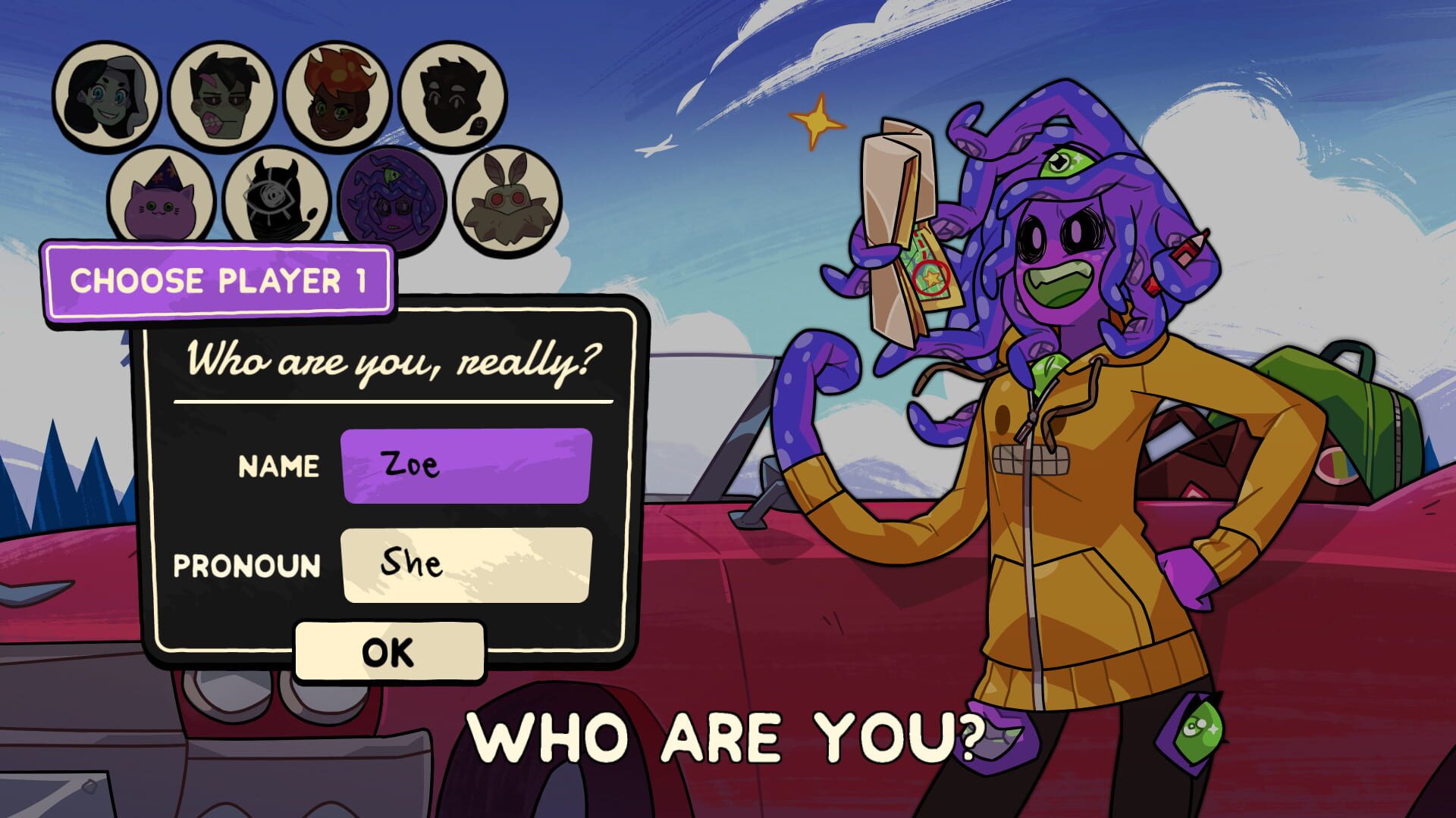 Screenshot for Monster Prom 3: Monster Roadtrip - Playable Character Zoe
