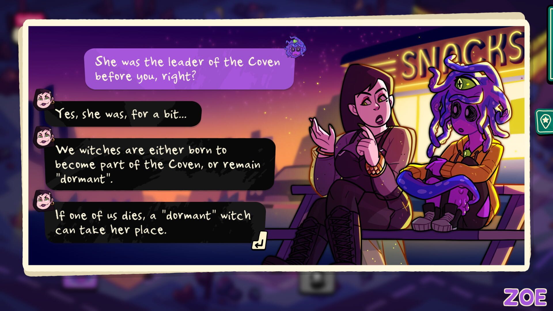 Screenshot for Monster Prom 3: Monster Roadtrip - Playable Character Zoe