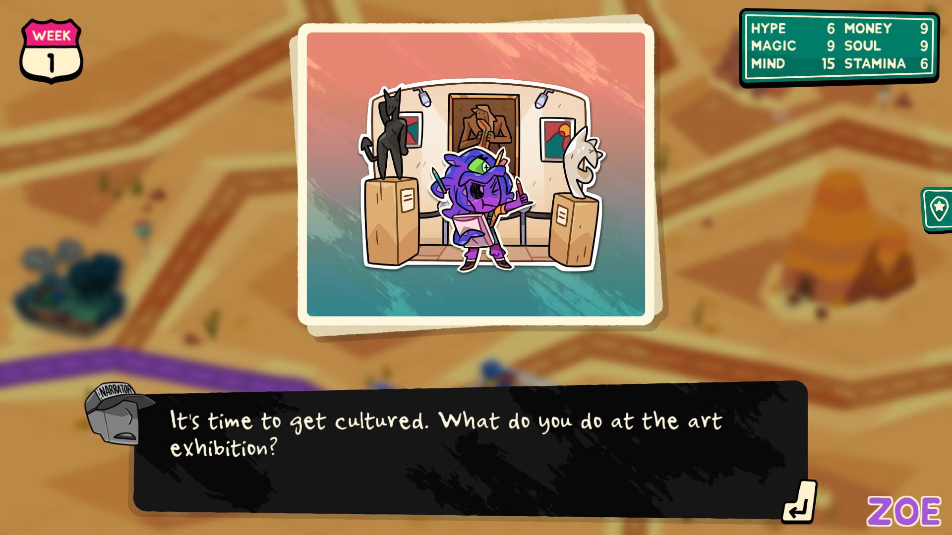 Screenshot for Monster Prom 3: Monster Roadtrip - Playable Character Zoe