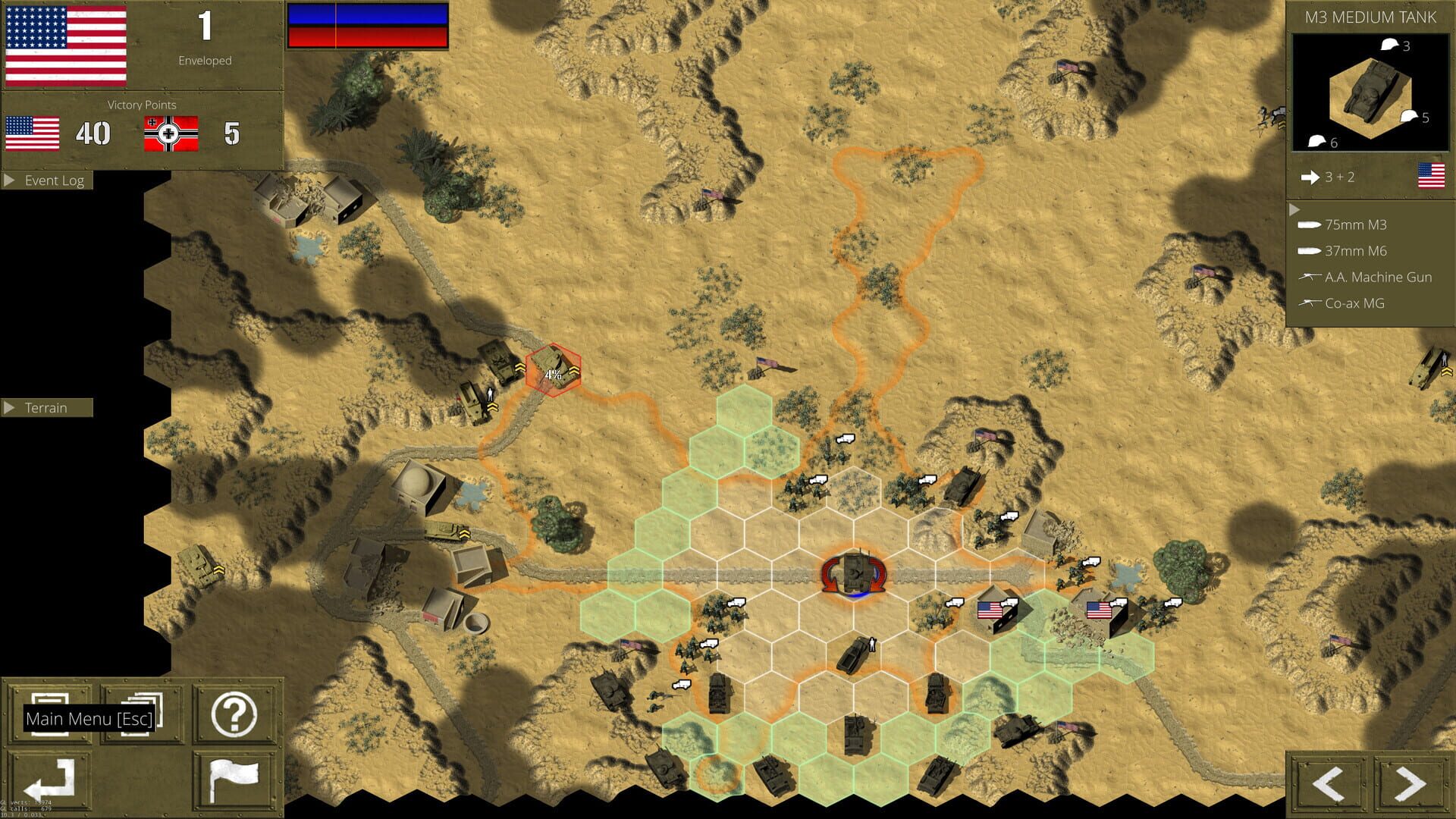 Screenshot for Desert War WWII