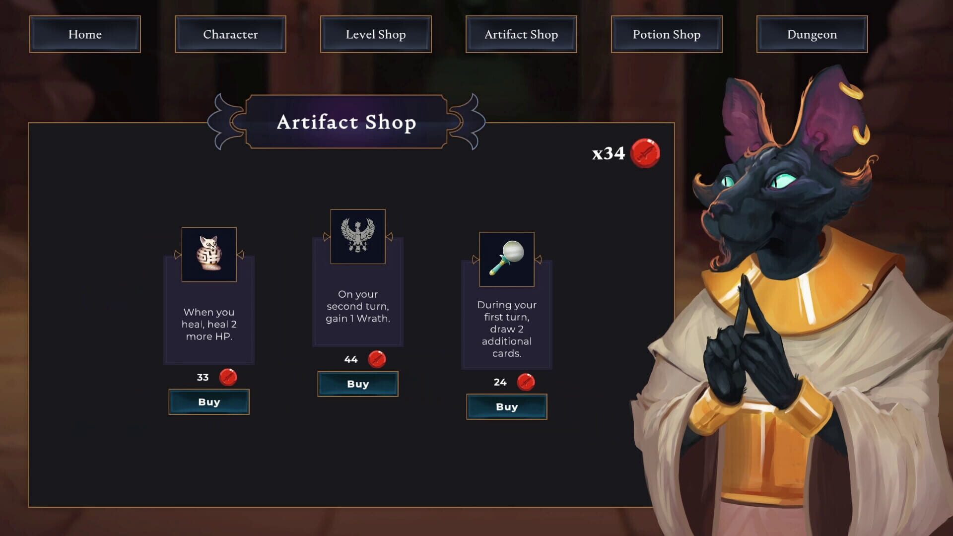 Screenshot for Creeping Deck: Pharaoh's Curse