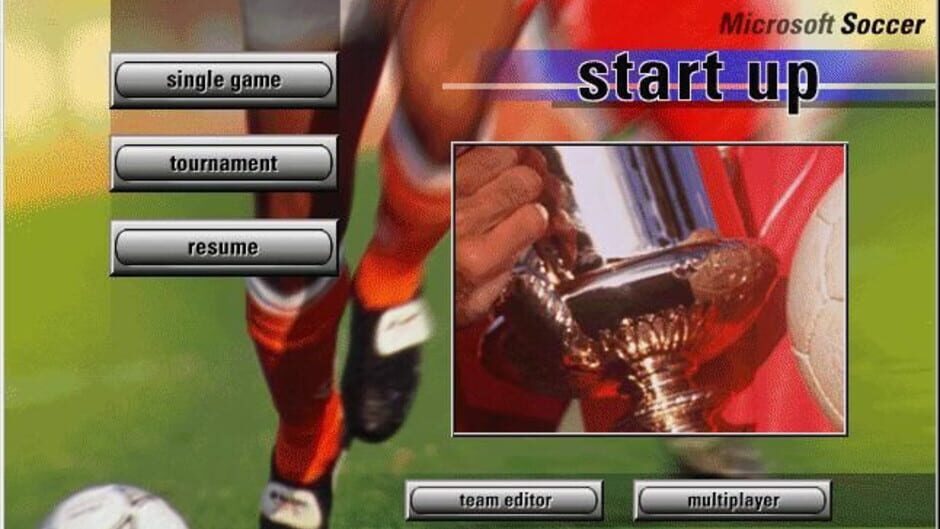 Screenshot for Microsoft Soccer
