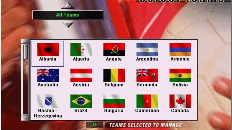 Screenshot for Microsoft Soccer
