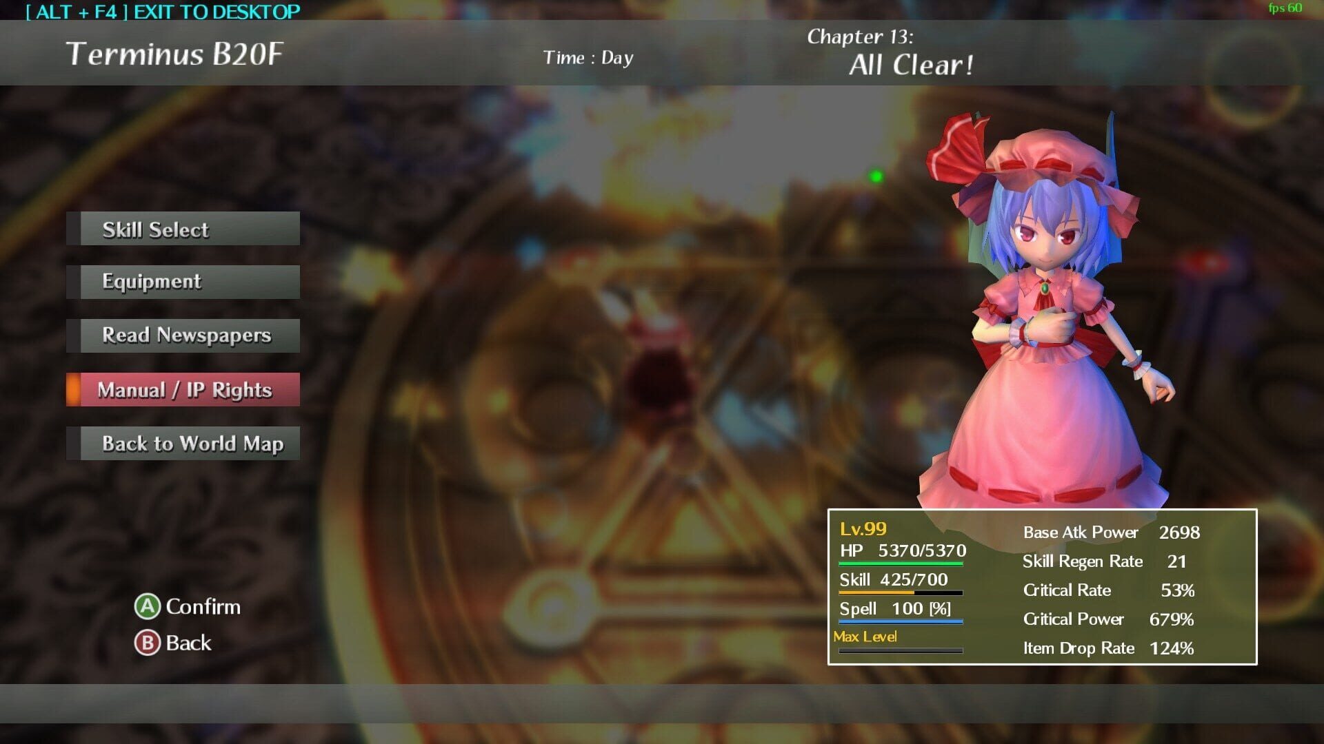 Screenshot for Touhou: Scarlet Curiosity
