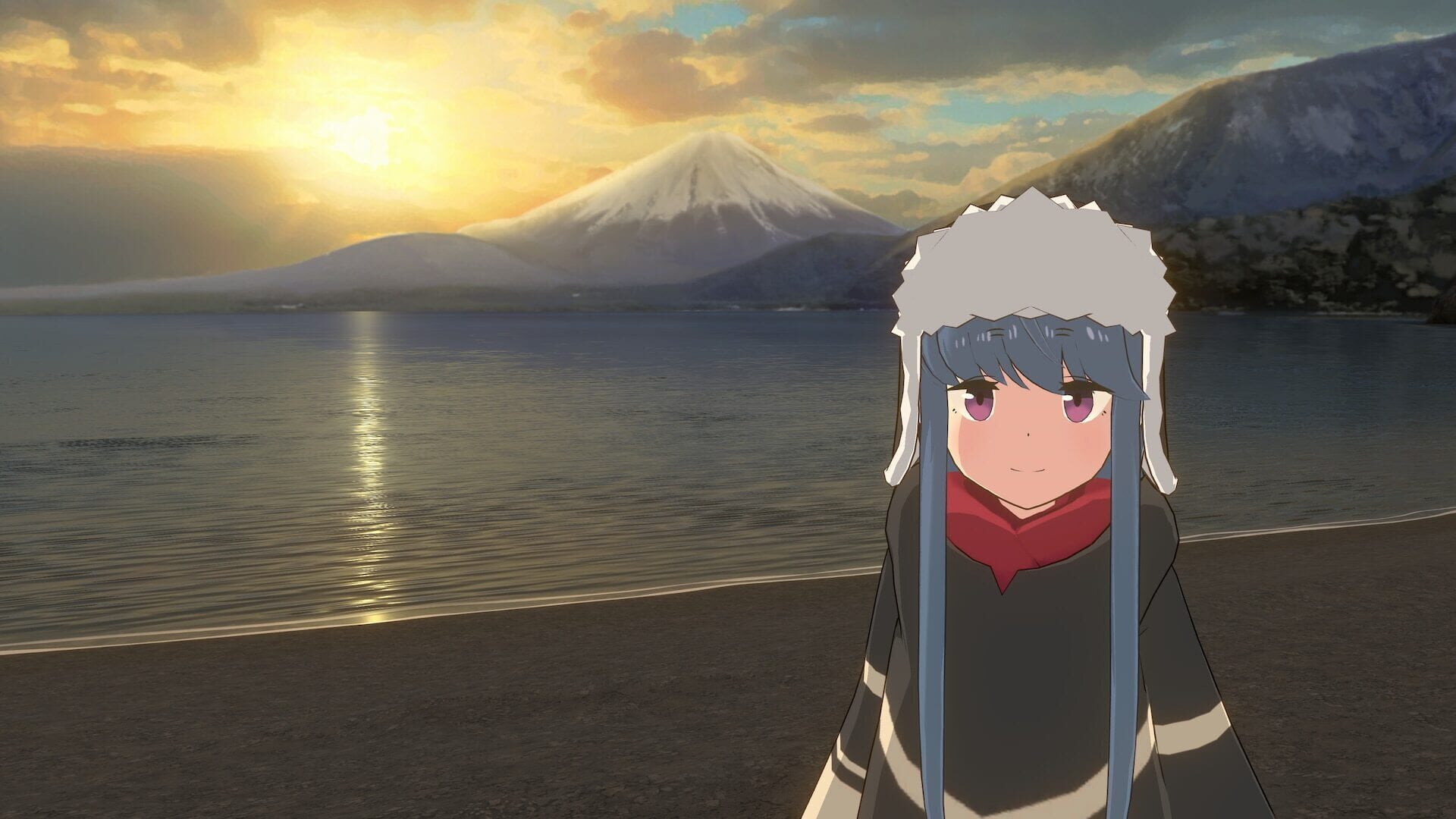 Screenshot for Laid-Back Camp: Virtual - Lake Motosu
