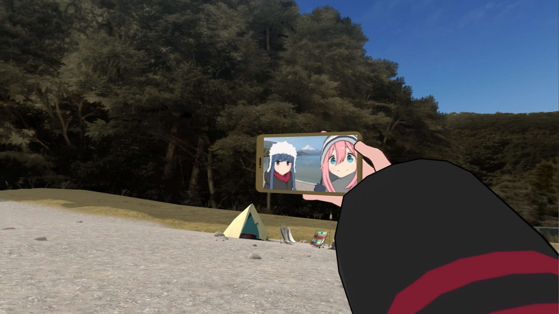 Screenshot for Laid-Back Camp: Virtual - Lake Motosu