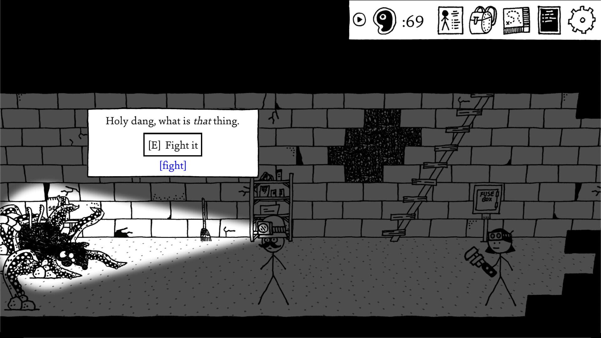 Screenshot for Shadows Over Loathing