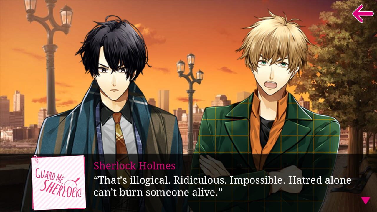 Screenshot for Shall we date?: Guard Me, Sherlock!
