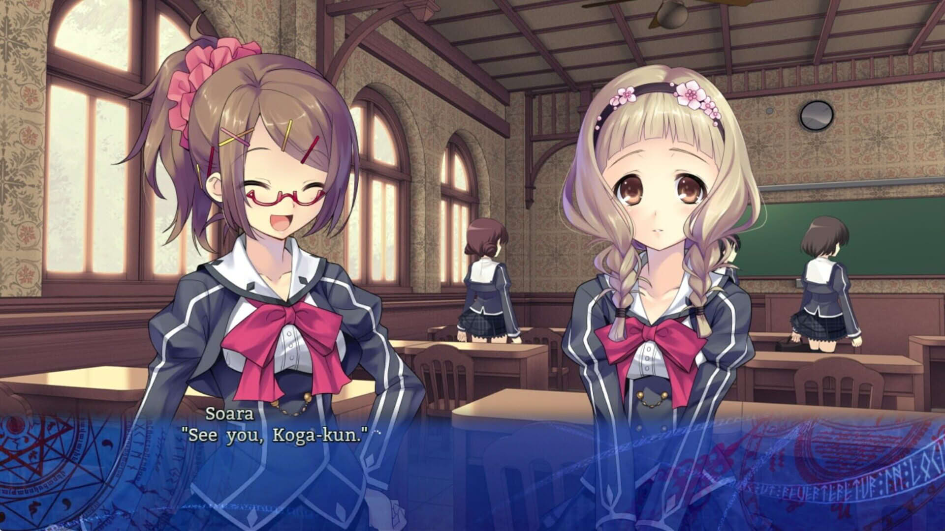 Screenshot for A Clockwork Ley-Line: Flowers Falling in the Morning Mist