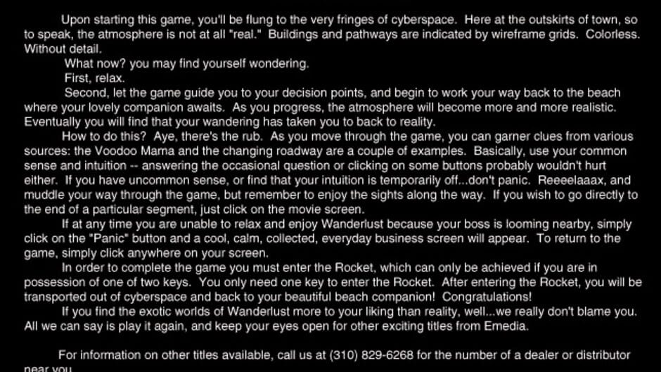 Screenshot for Wanderlust