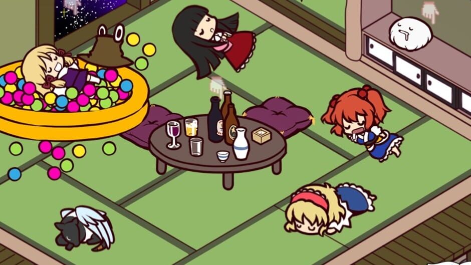 Screenshot for Reimu ha Nandaka Totemo Nemui