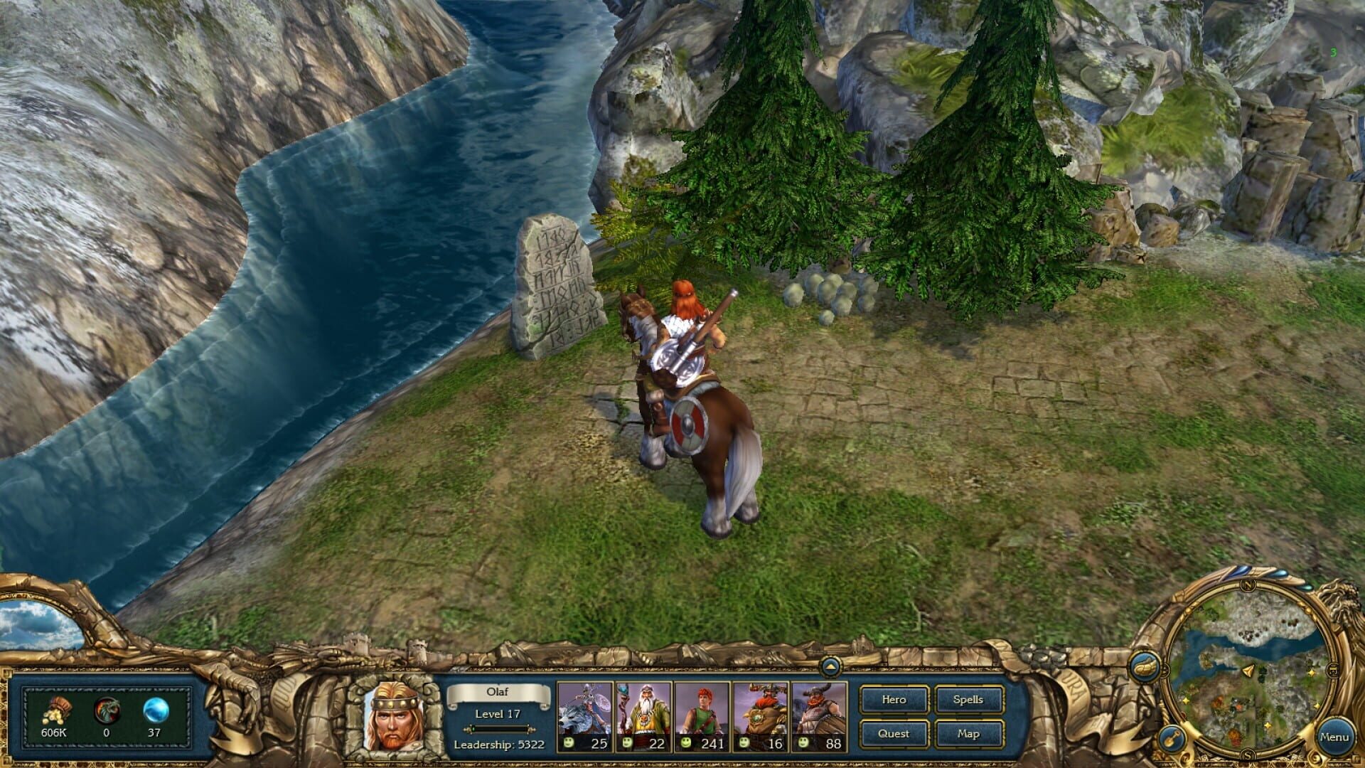 Screenshot for King's Bounty: Warriors of the North
