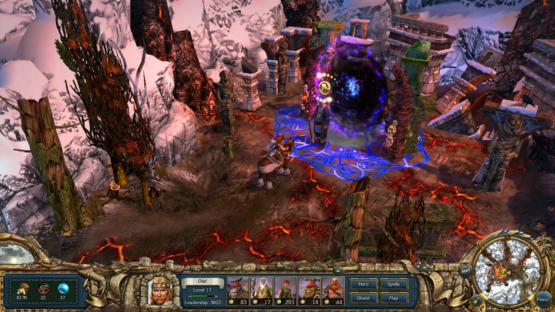 Screenshot for King's Bounty: Warriors of the North