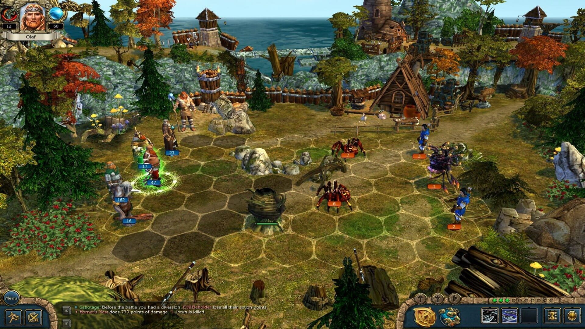 Screenshot for King's Bounty: Warriors of the North