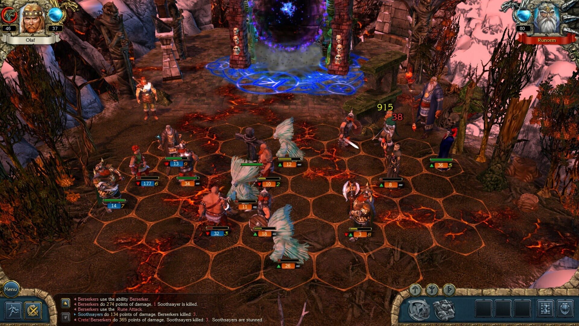 Screenshot for King's Bounty: Warriors of the North