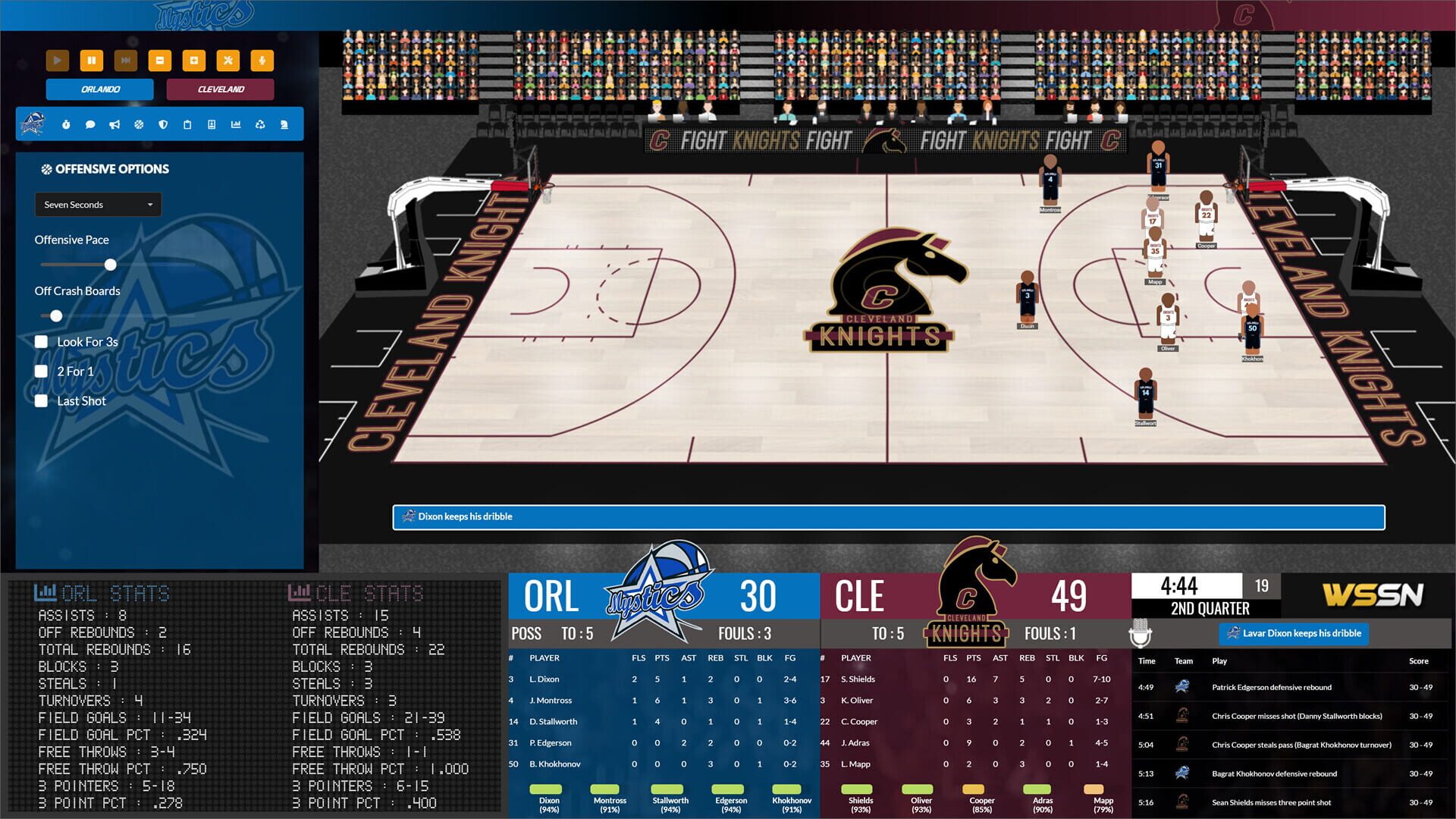 Screenshot for Draft Day Sports: Pro Basketball 2023