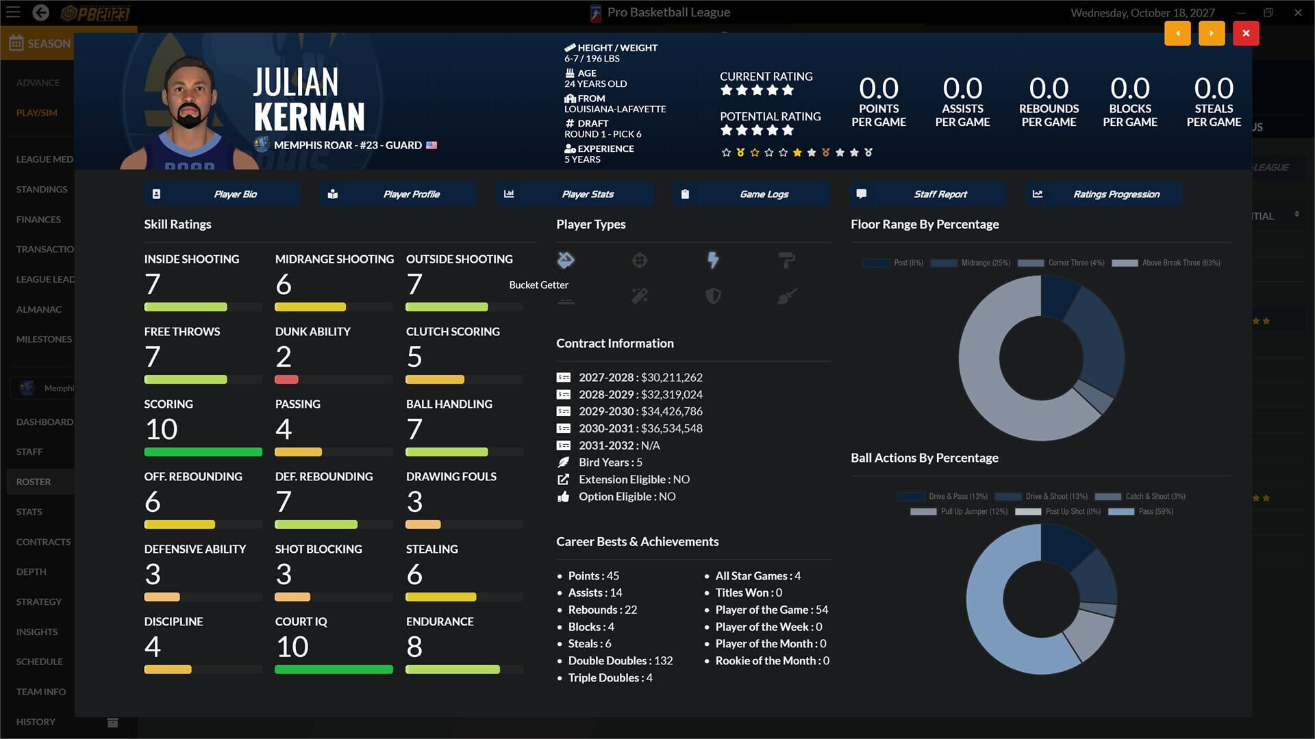 Screenshot for Draft Day Sports: Pro Basketball 2023