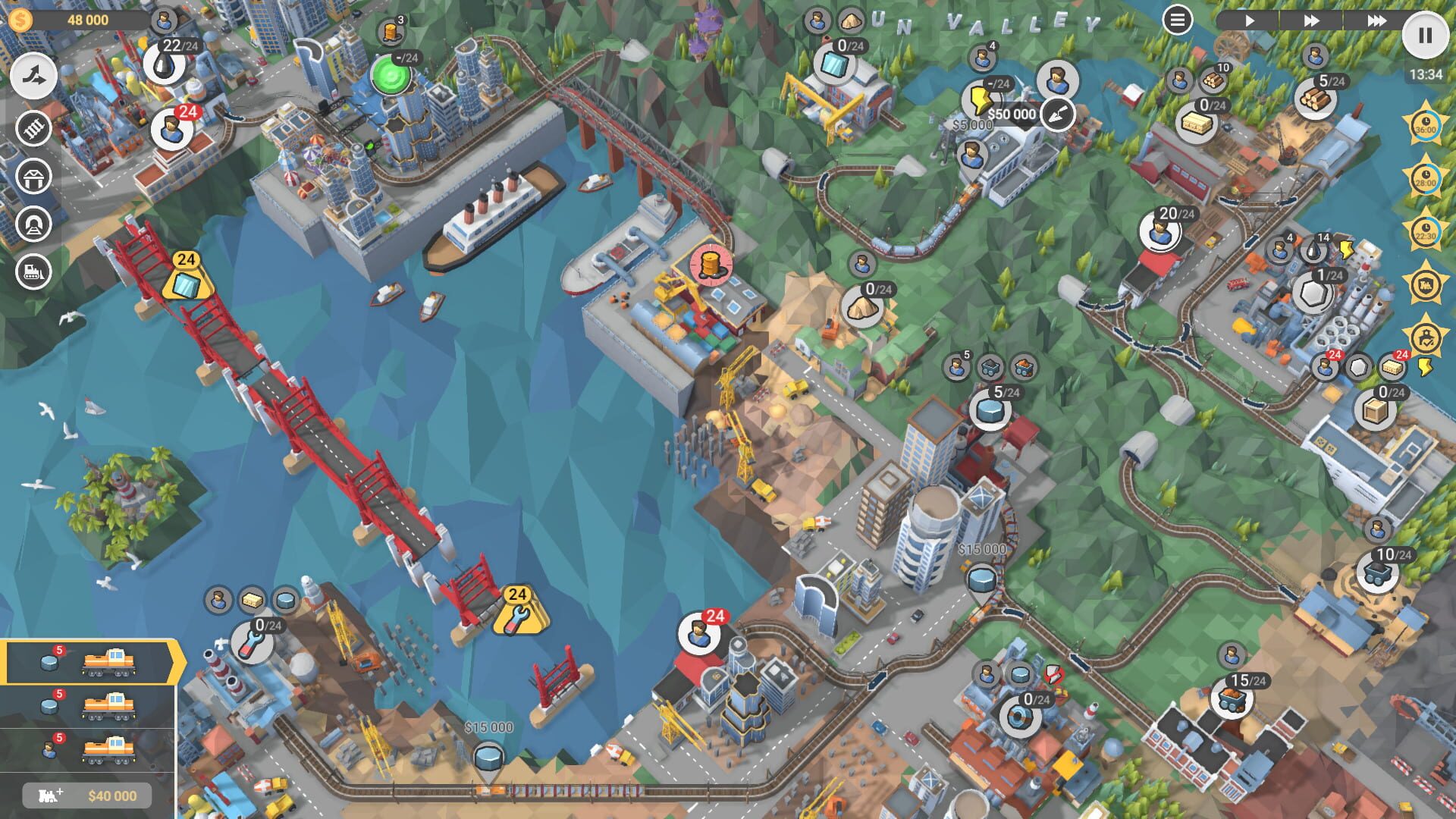 Screenshot for Train Valley 2: Workshop Gems - Sapphire