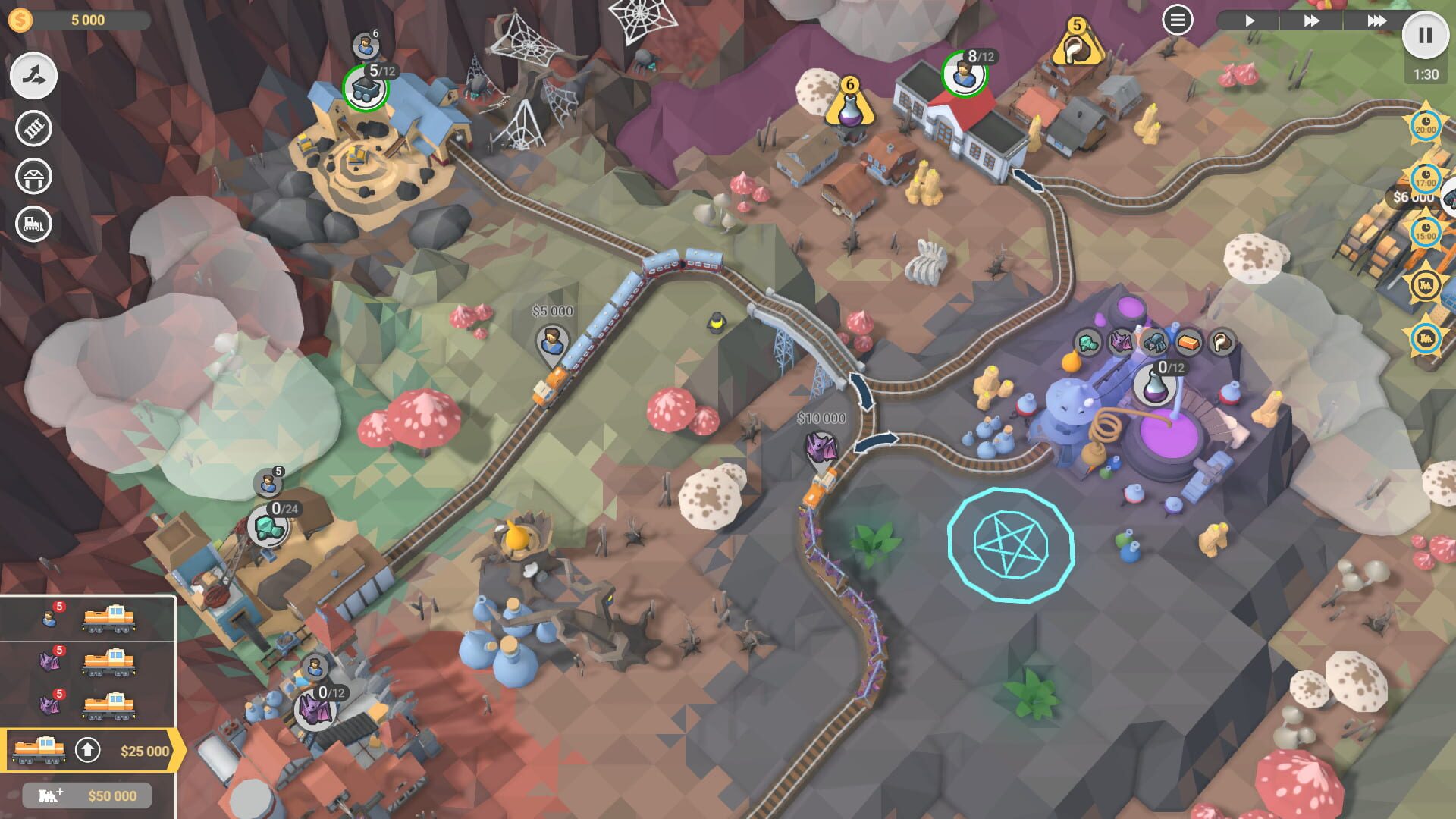 Screenshot for Train Valley 2: Workshop Gems - Sapphire