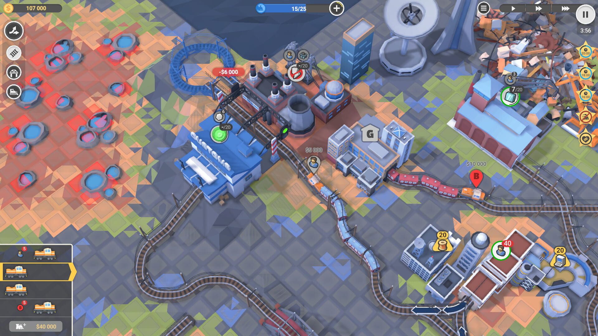Screenshot for Train Valley 2: Workshop Gems - Sapphire