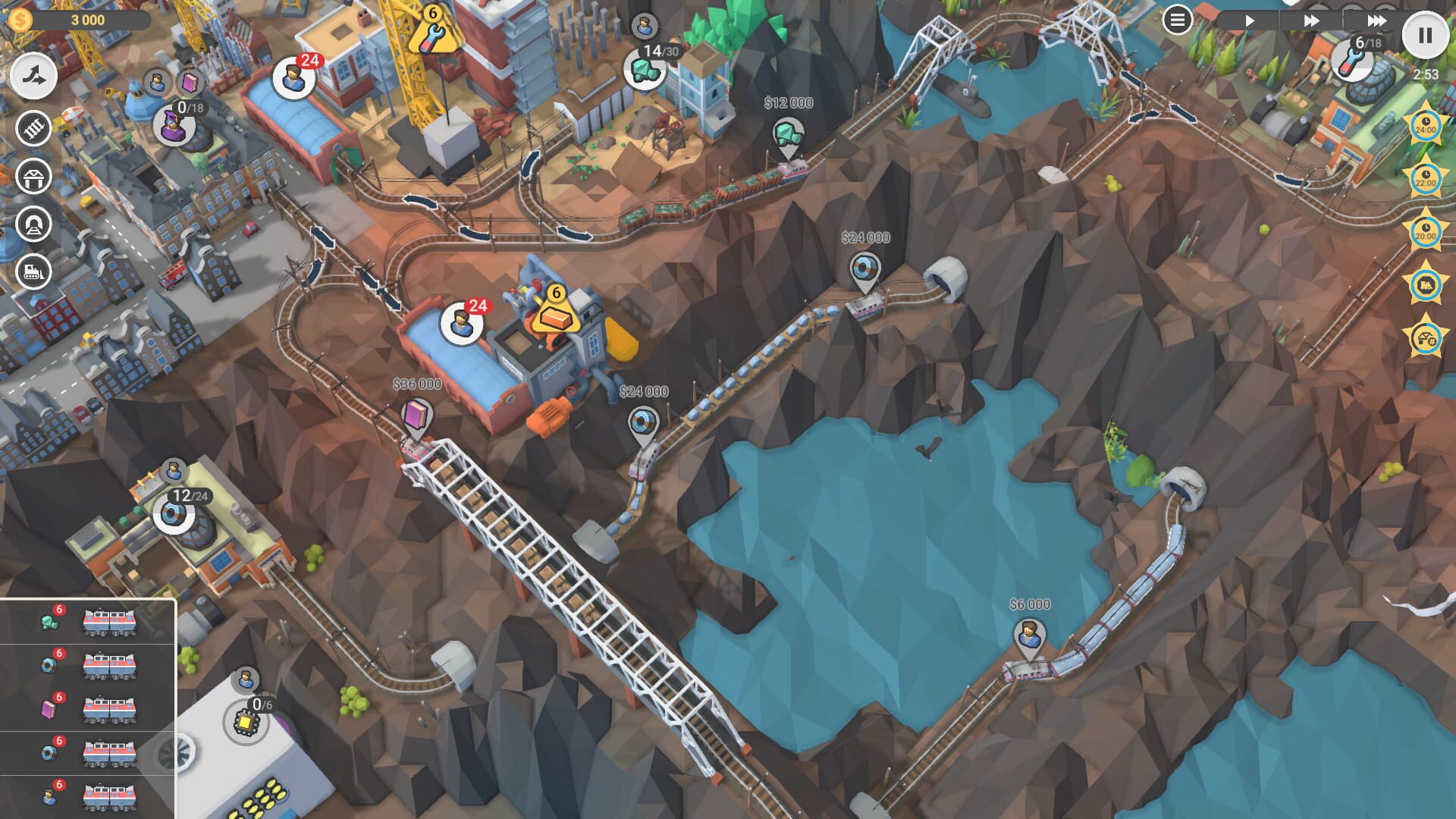 Screenshot for Train Valley 2: Workshop Gems - Sapphire