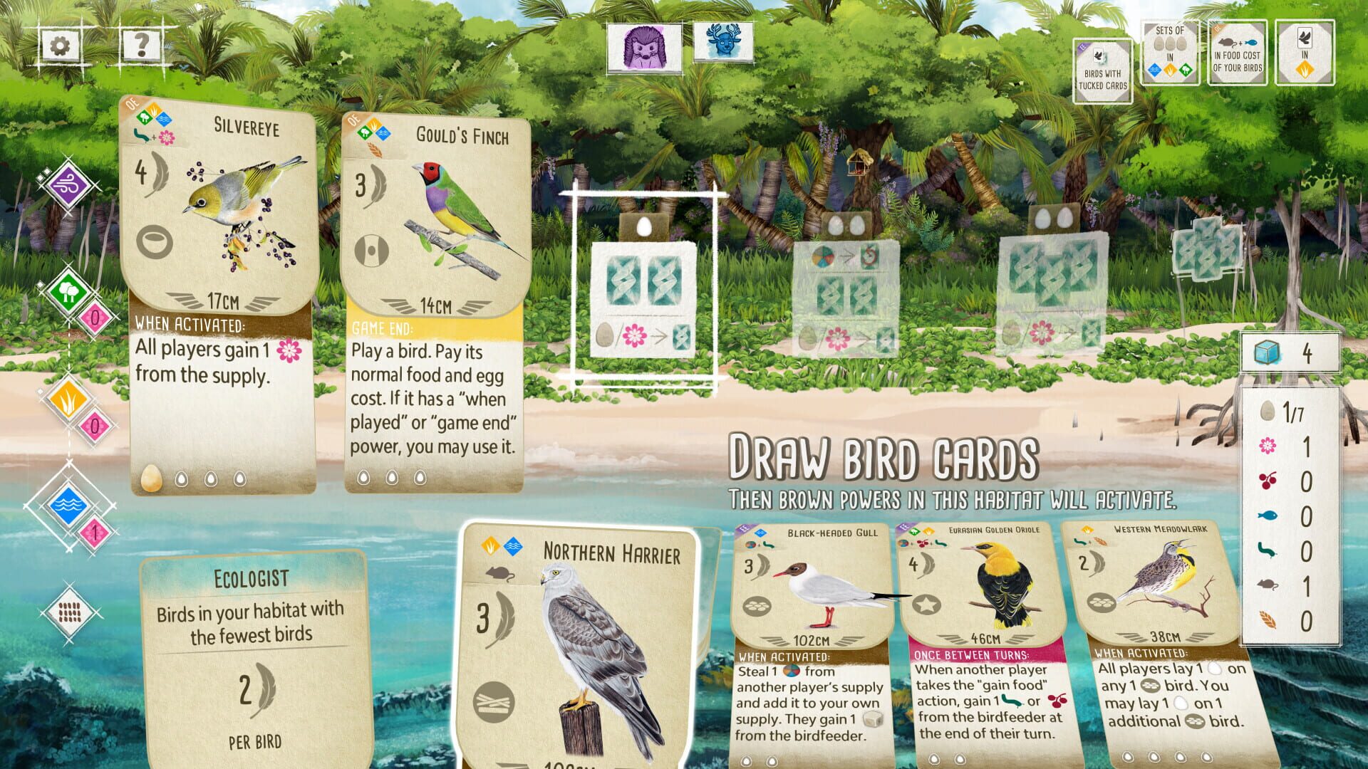 Screenshot for Wingspan: Oceania Expansion