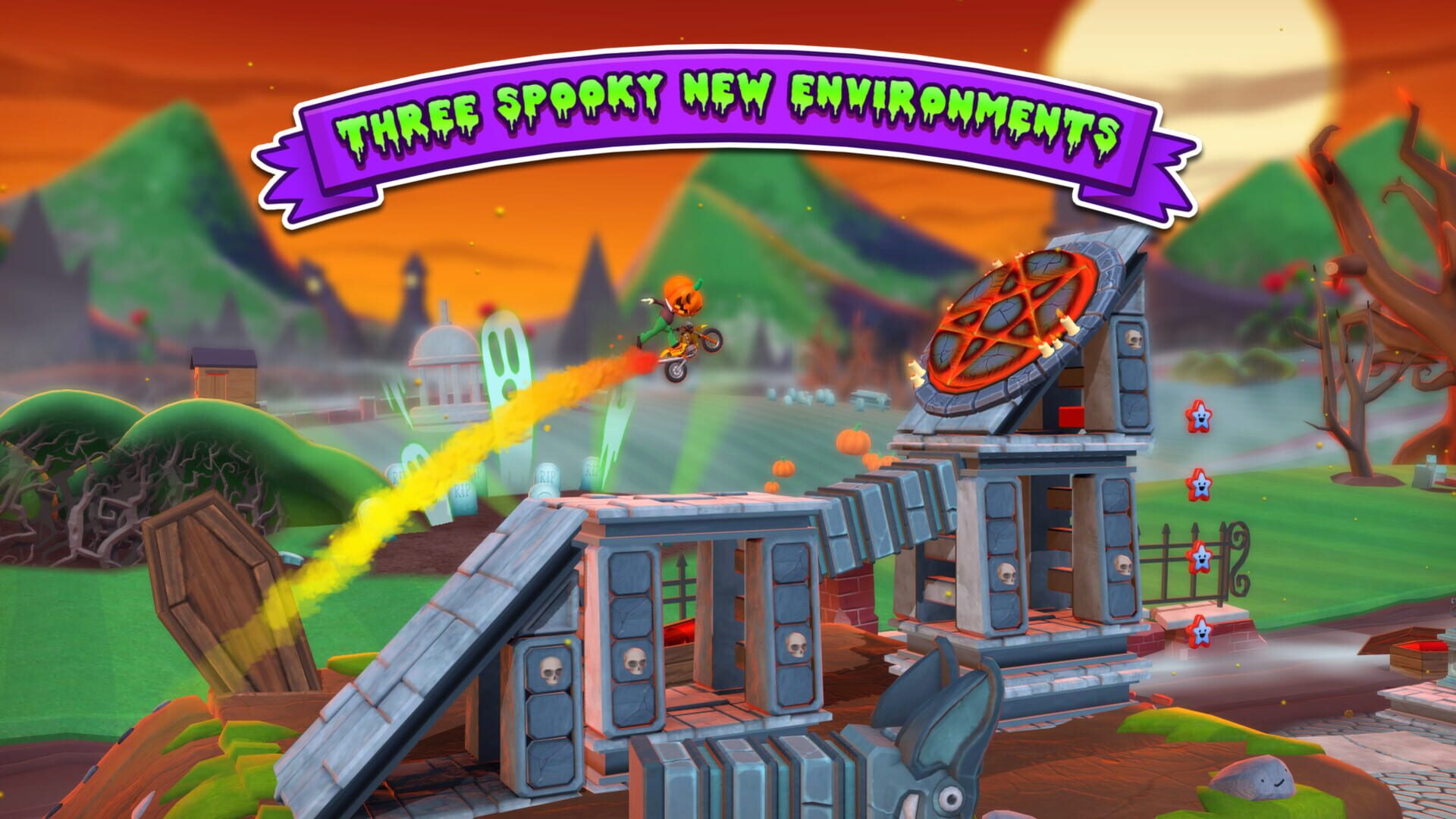 Screenshot for Joe Danger 2: The Movie - Undead Movie Pack