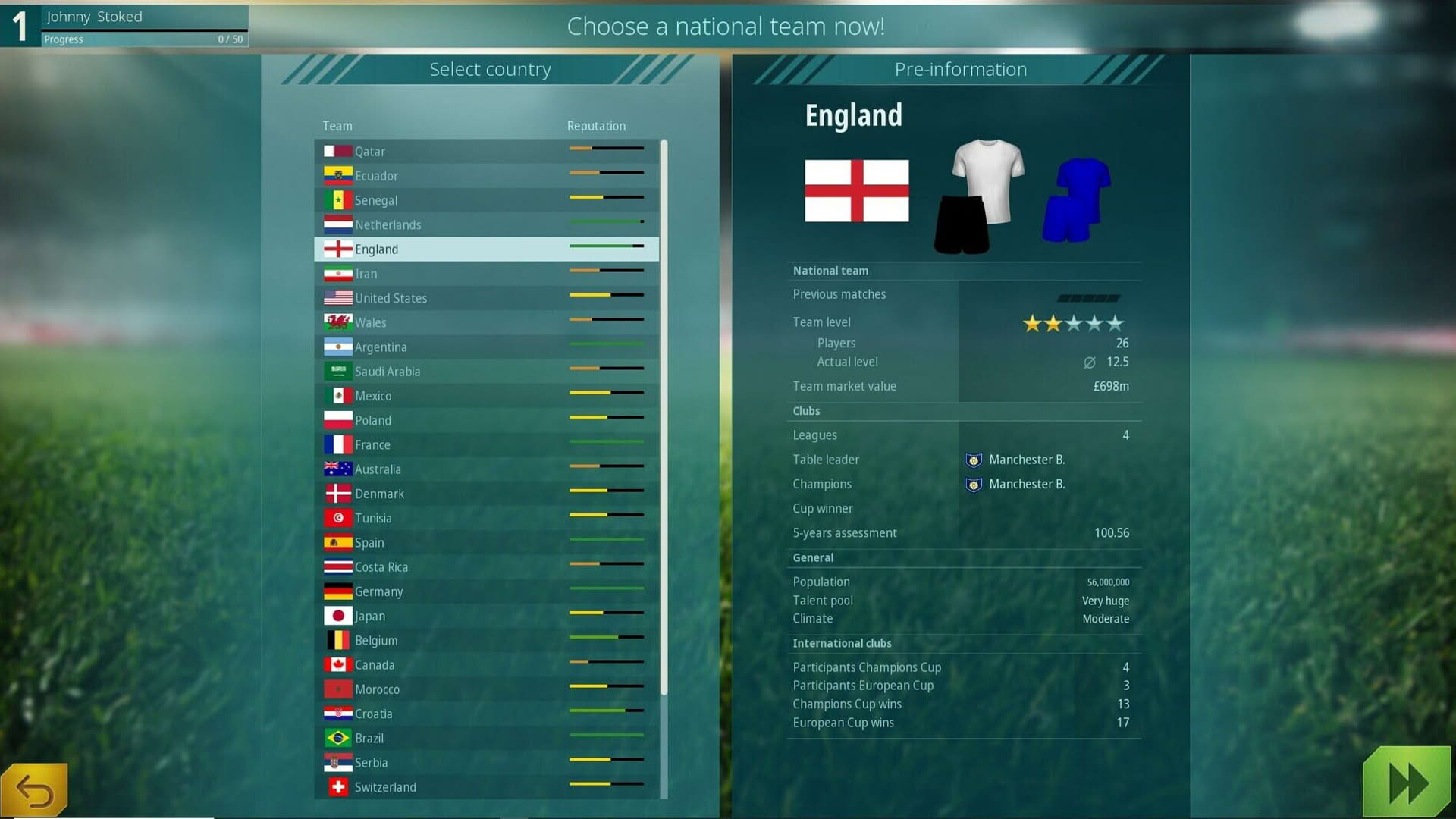 Screenshot for We Are Football: National Teams