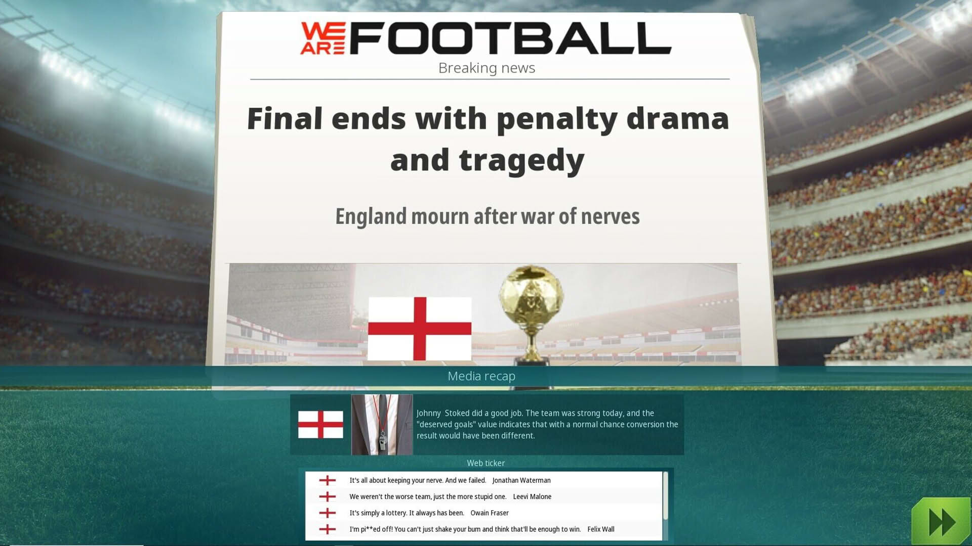 Screenshot for We Are Football: National Teams
