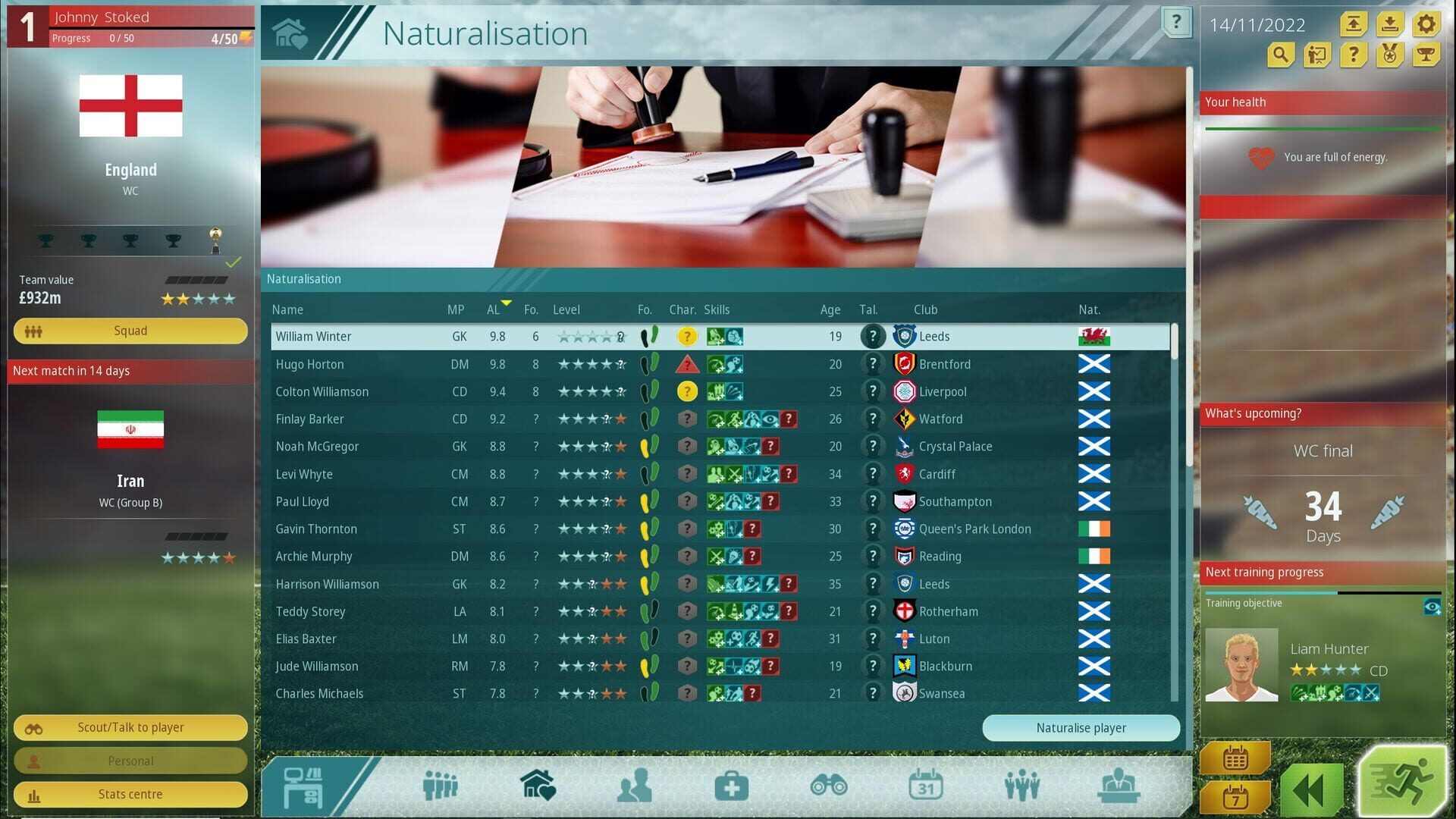 Screenshot for We Are Football: National Teams