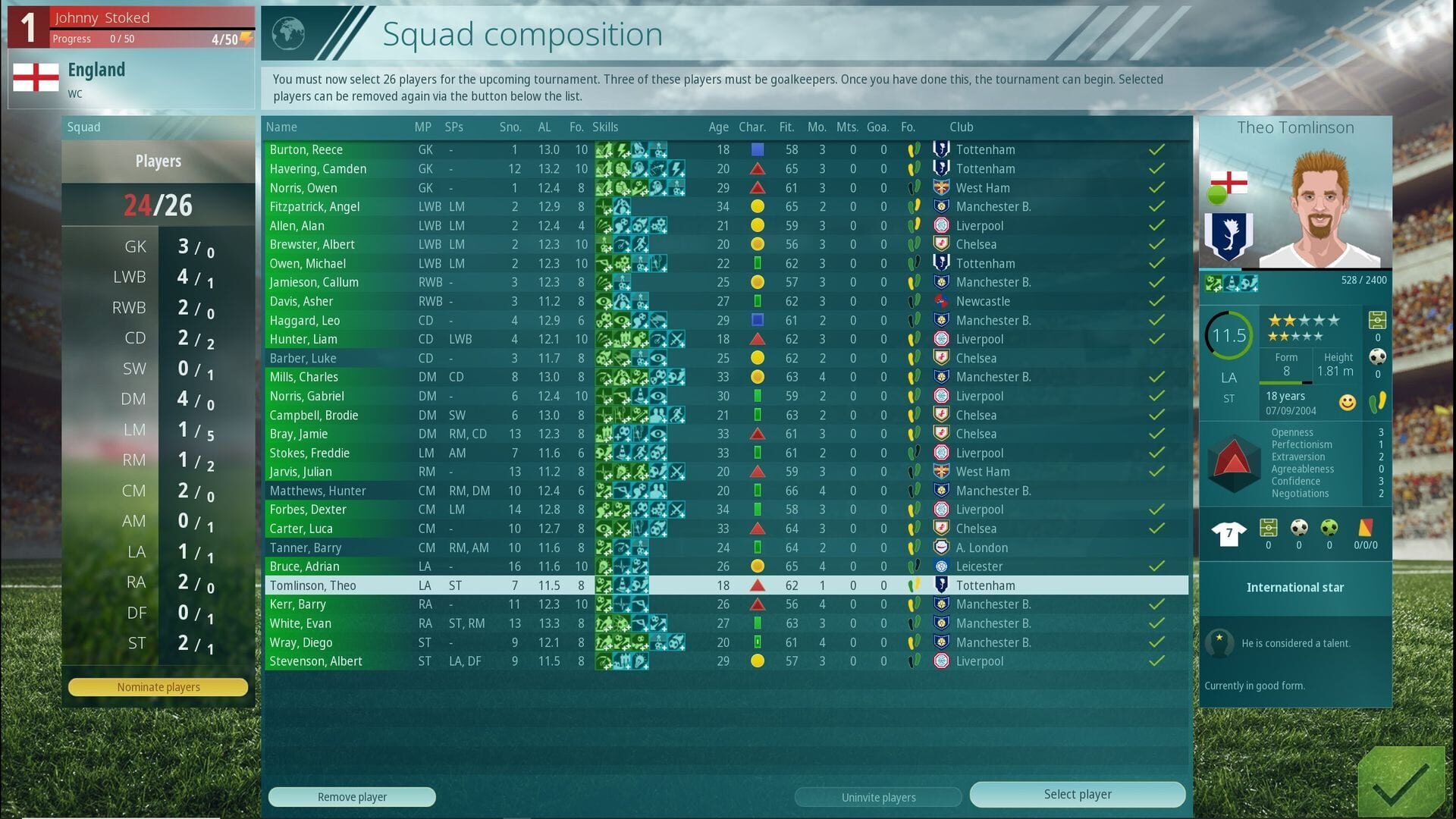 Screenshot for We Are Football: National Teams