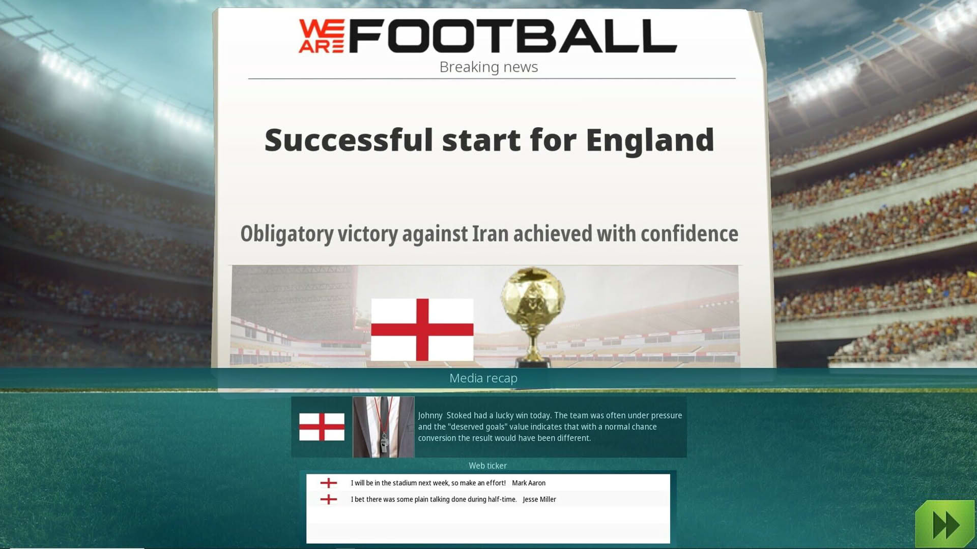 Screenshot for We Are Football: National Teams