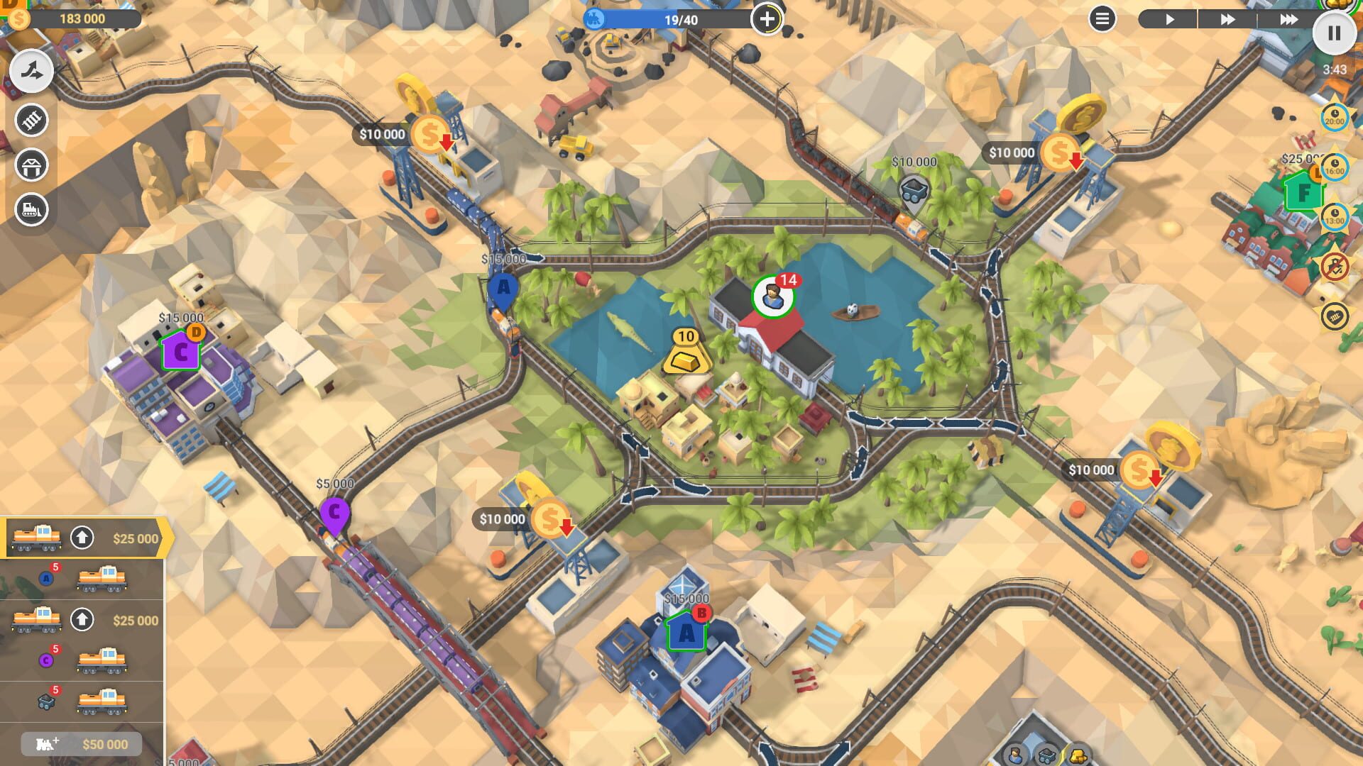Screenshot for Train Valley 2: Workshop Gems - Emerald