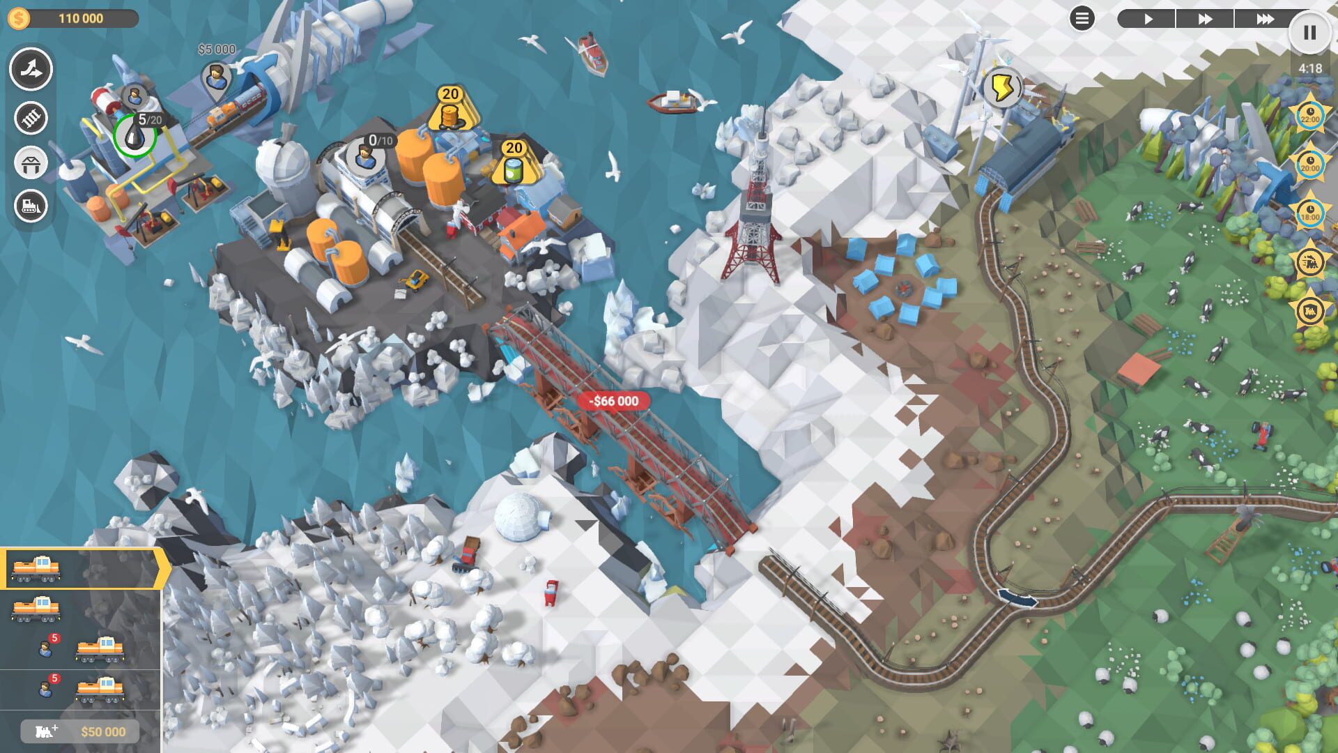 Screenshot for Train Valley 2: Workshop Gems - Emerald
