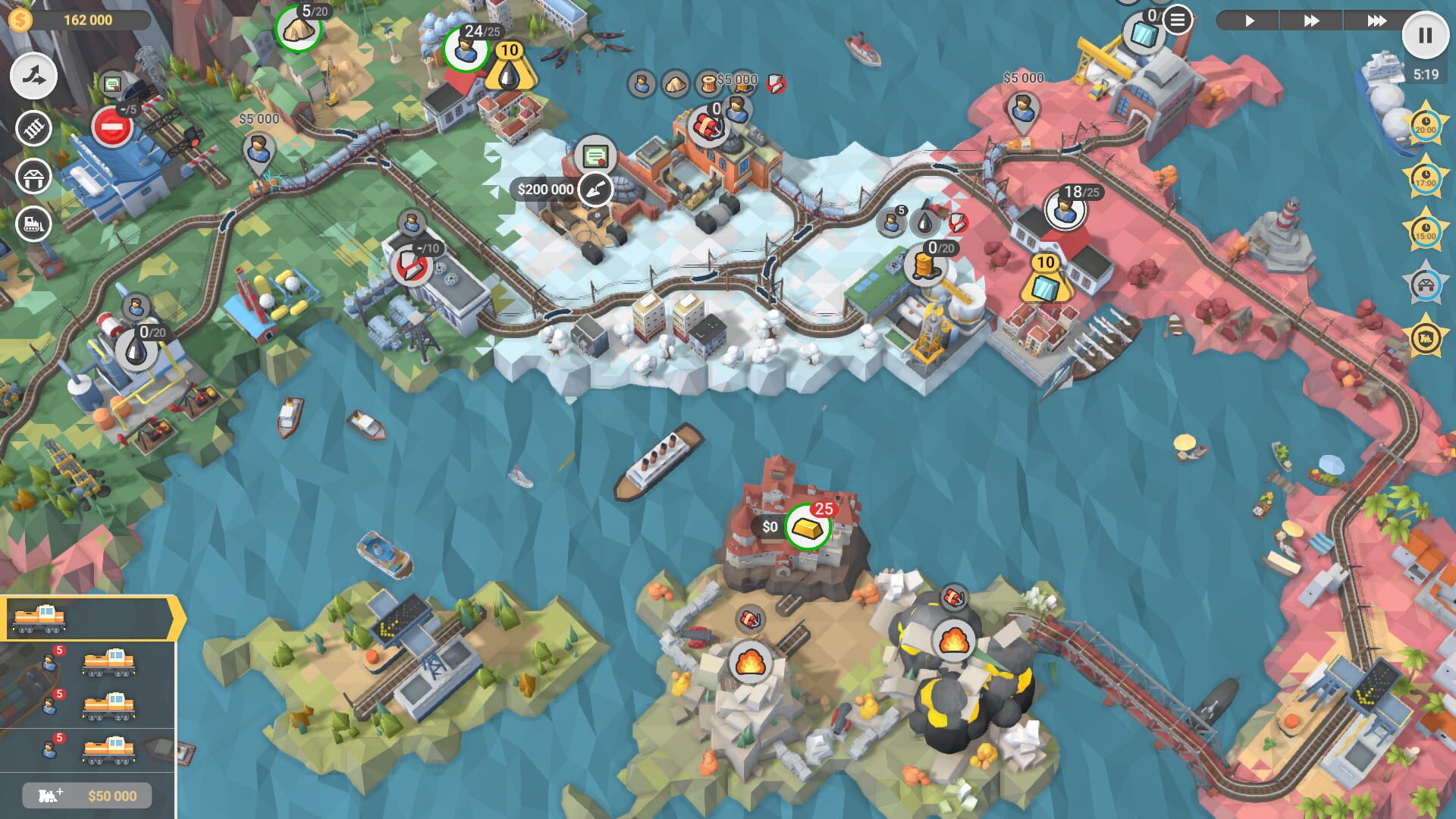 Screenshot for Train Valley 2: Workshop Gems - Emerald
