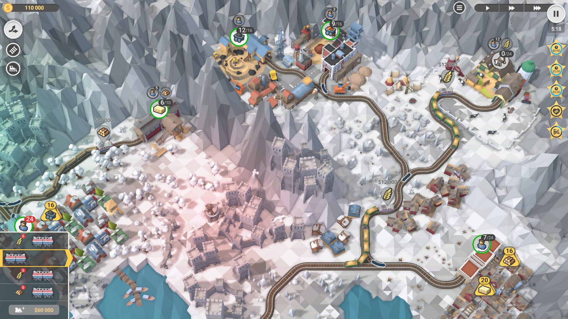 Screenshot for Train Valley 2: Workshop Gems - Emerald