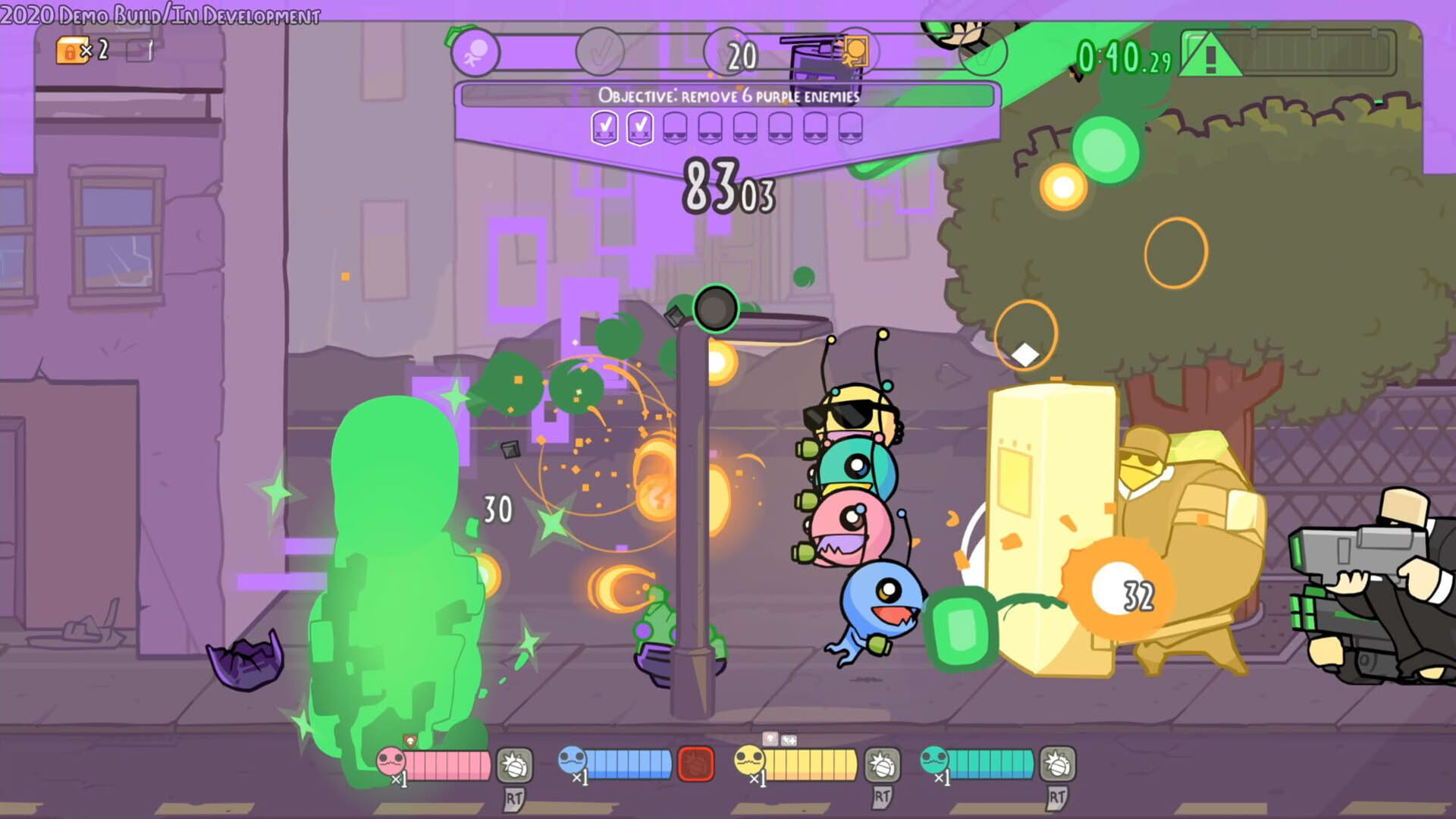 Screenshot for Alien Hominid Invasion