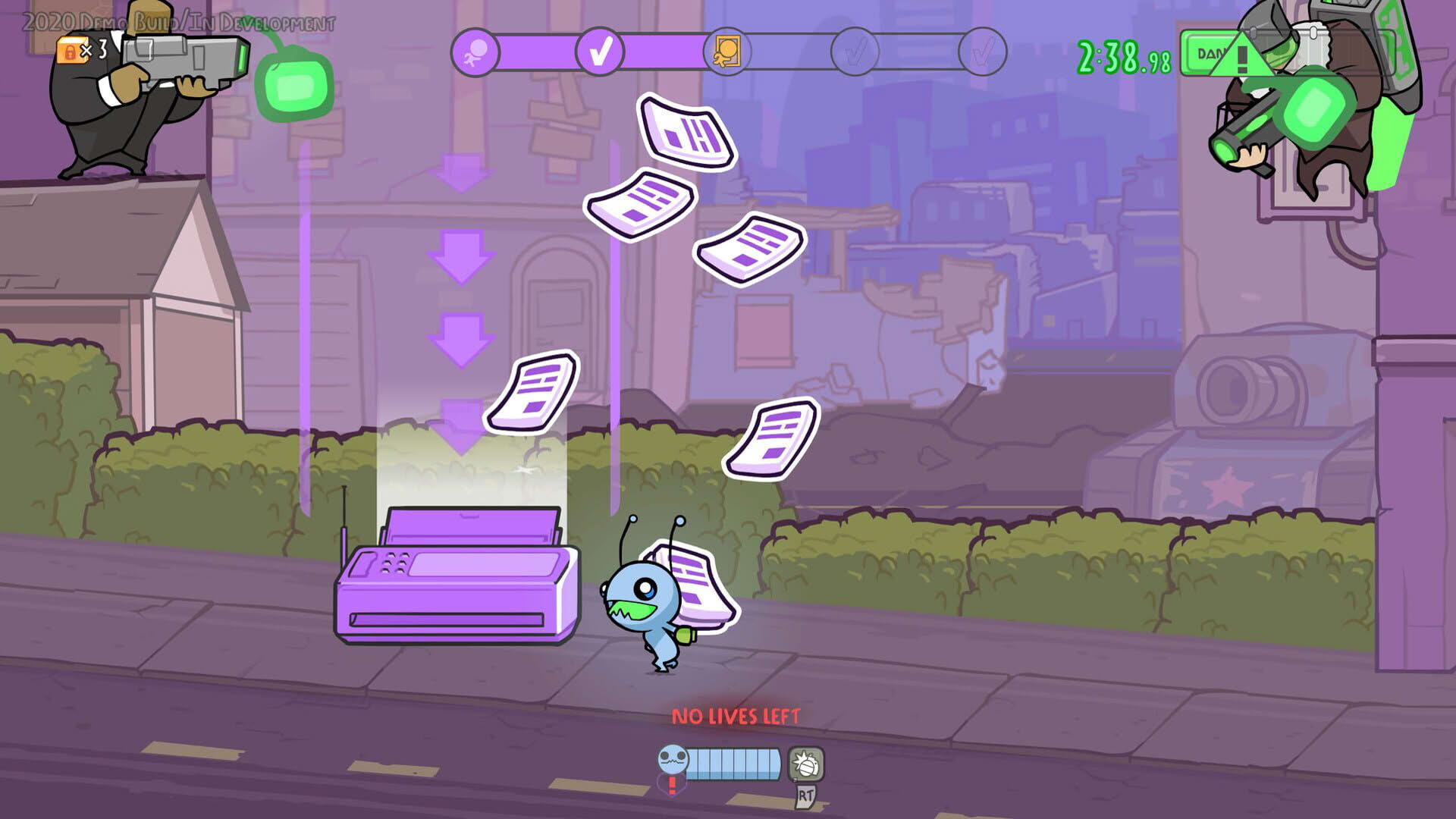Screenshot for Alien Hominid Invasion