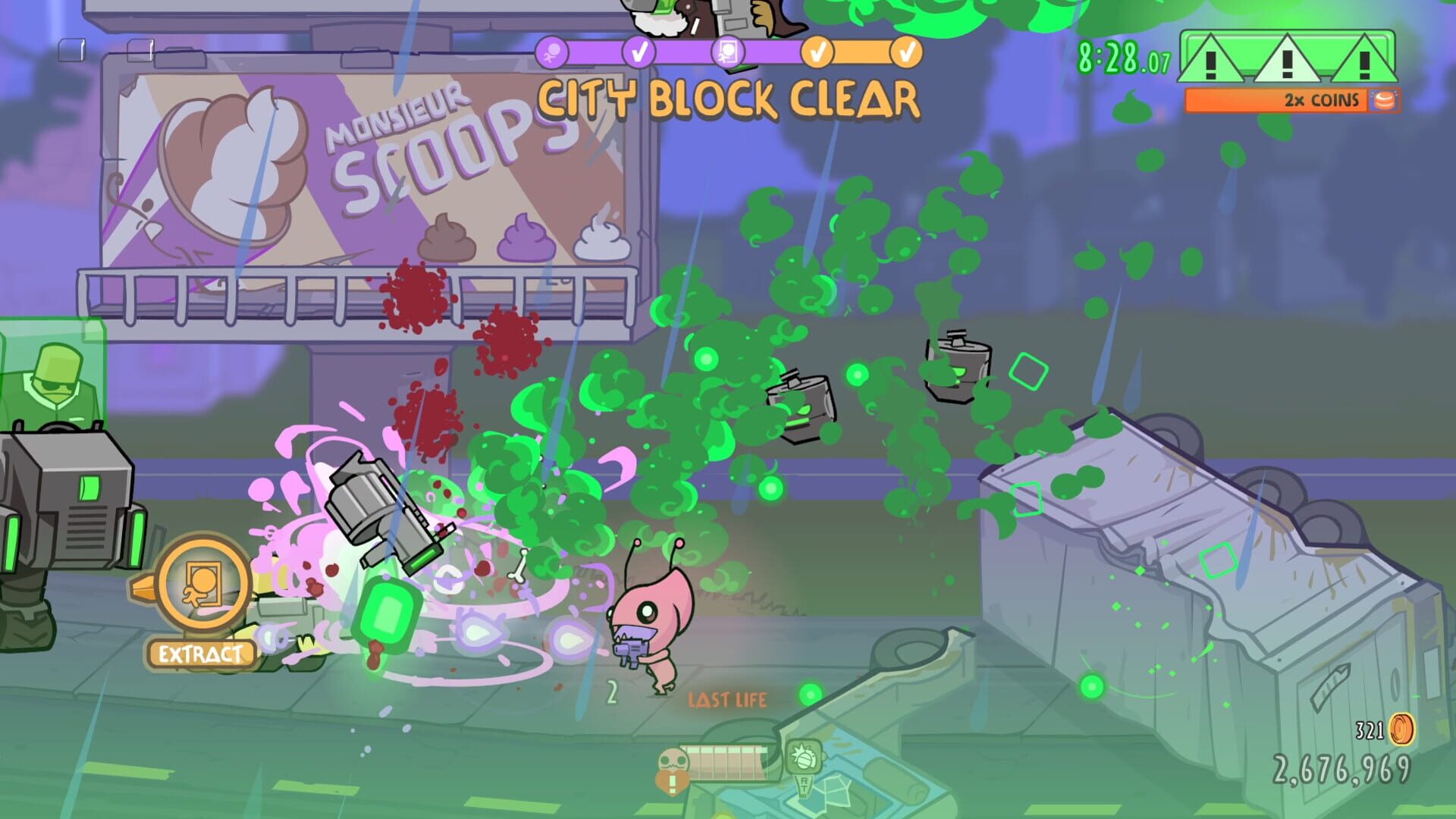 Screenshot for Alien Hominid Invasion