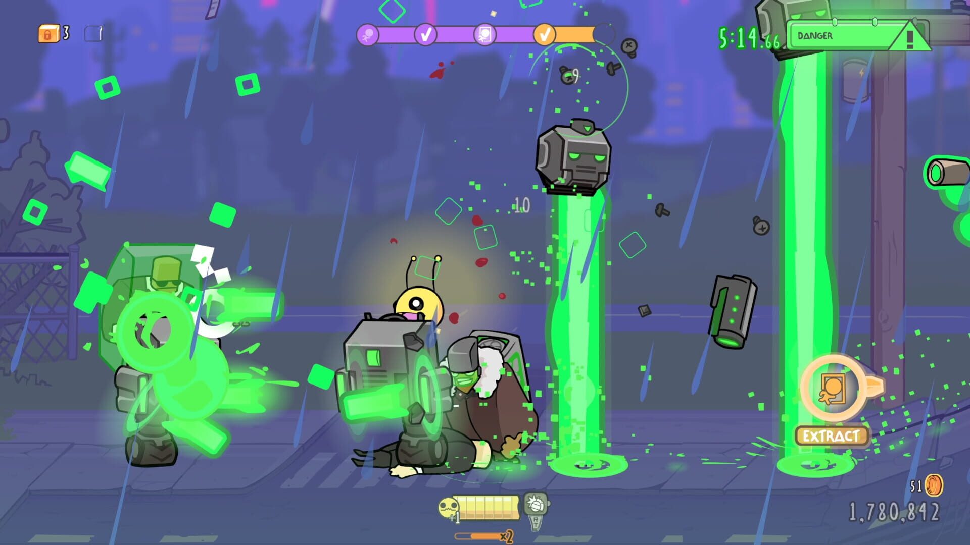 Screenshot for Alien Hominid Invasion